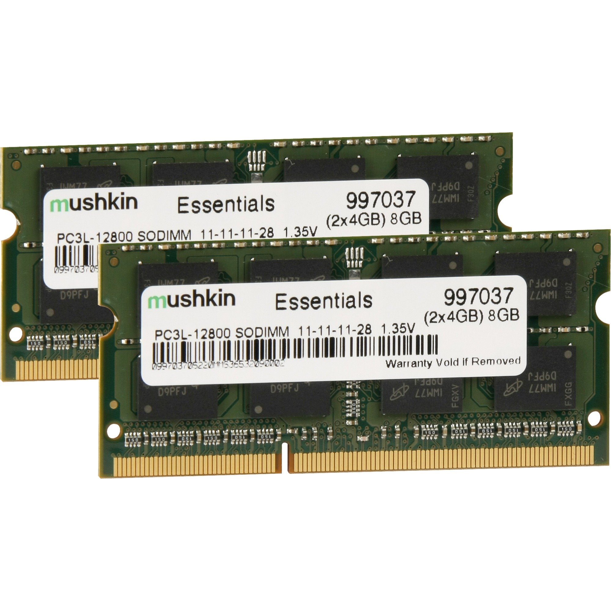 Mushkin SO-DIMM 8 GB DDR3-1600 (2x 4 GB) Dual-Kit Arbeitsspeicher