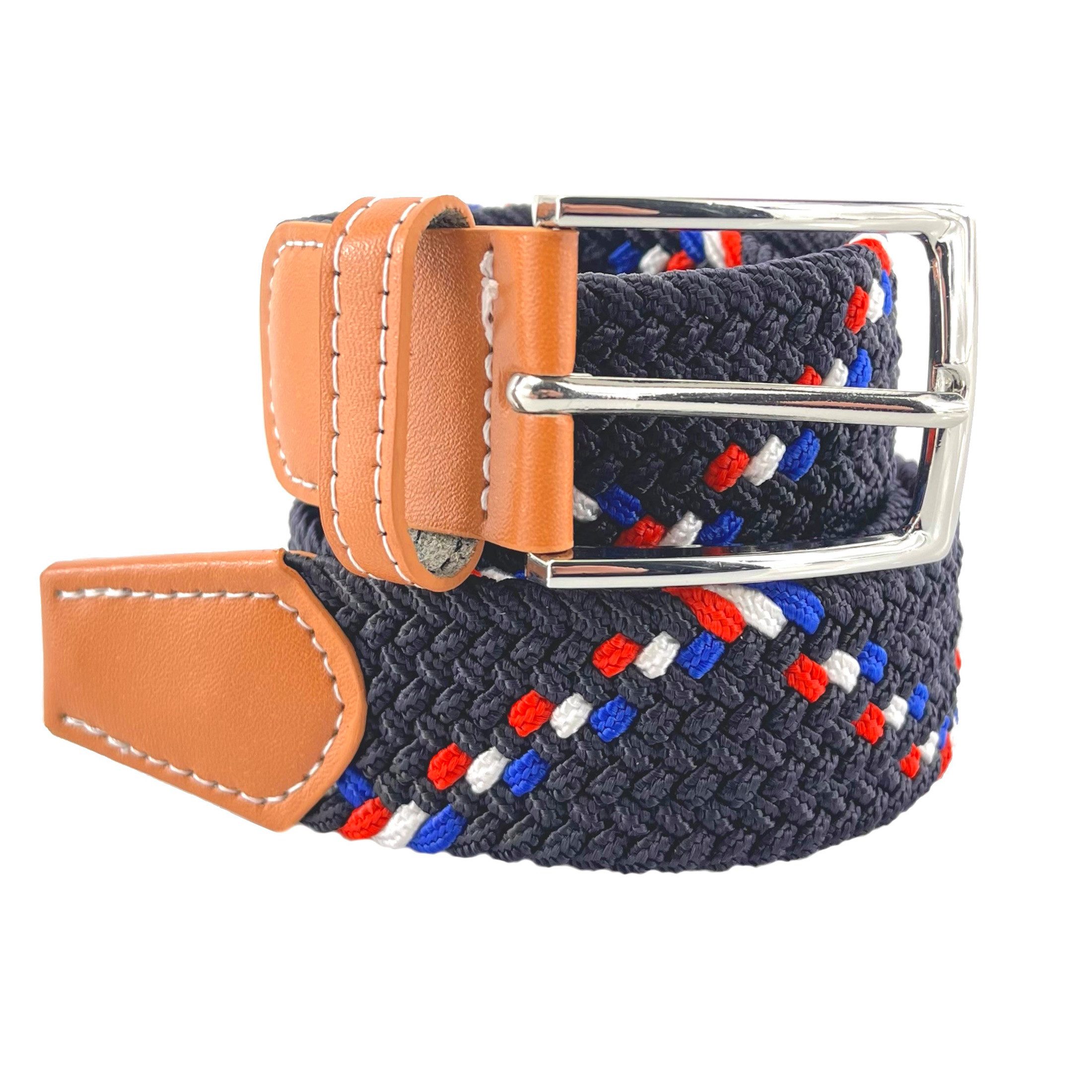 L&B Stretchgürtel in 12 Farben, dehnbarer Flechtgürtel, elastischer Stoffgü günstig online kaufen