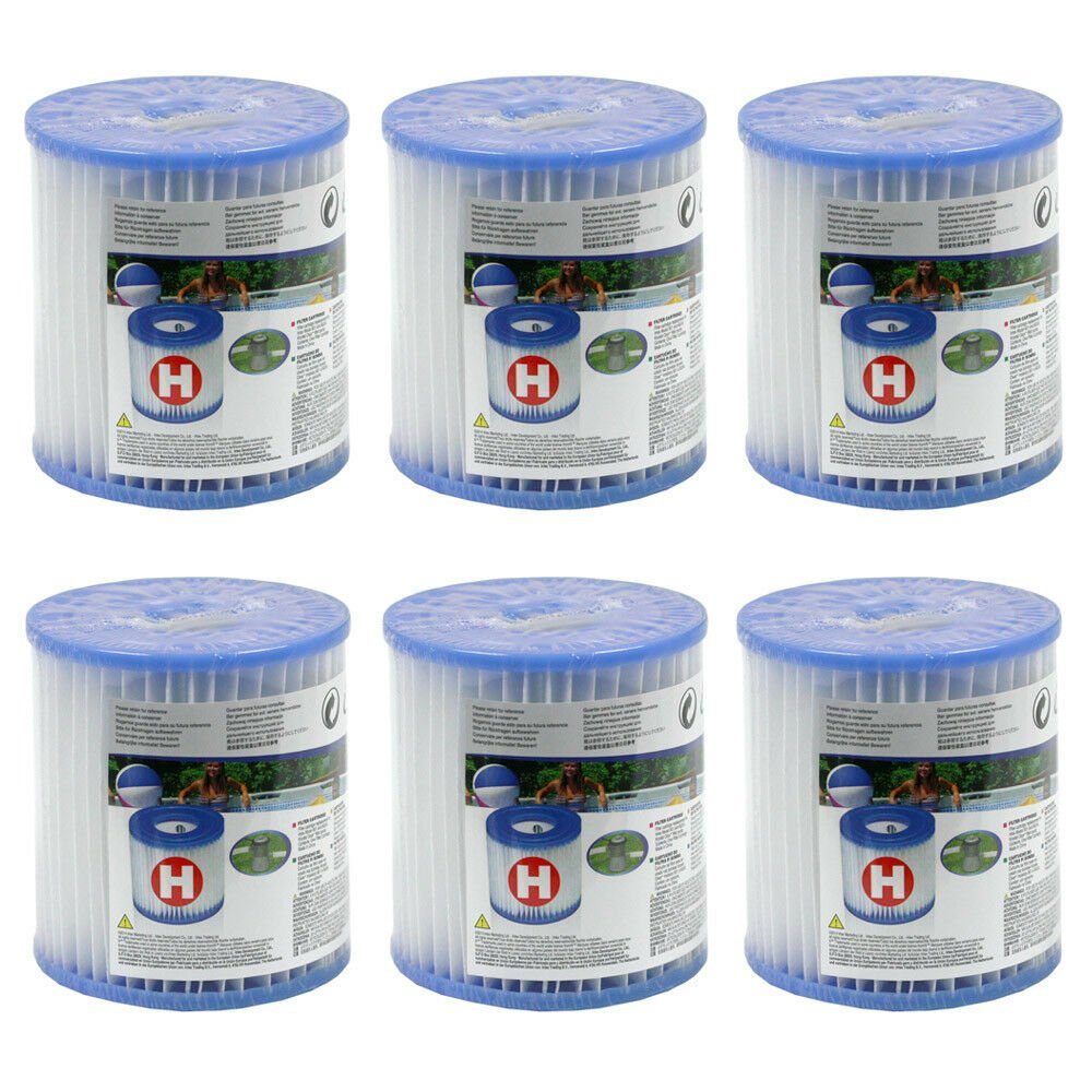 Pool-Filterkartusche 6x 29007 Typ H PureSpa Easy Set Ersatzfilter für Pool Spa Whirlpool
