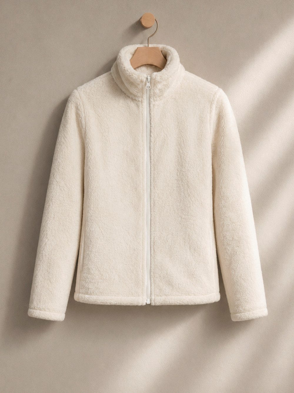 comazo Fleecejacke für Damen aus Teddyfell – weich, cozy & alltagstauglich