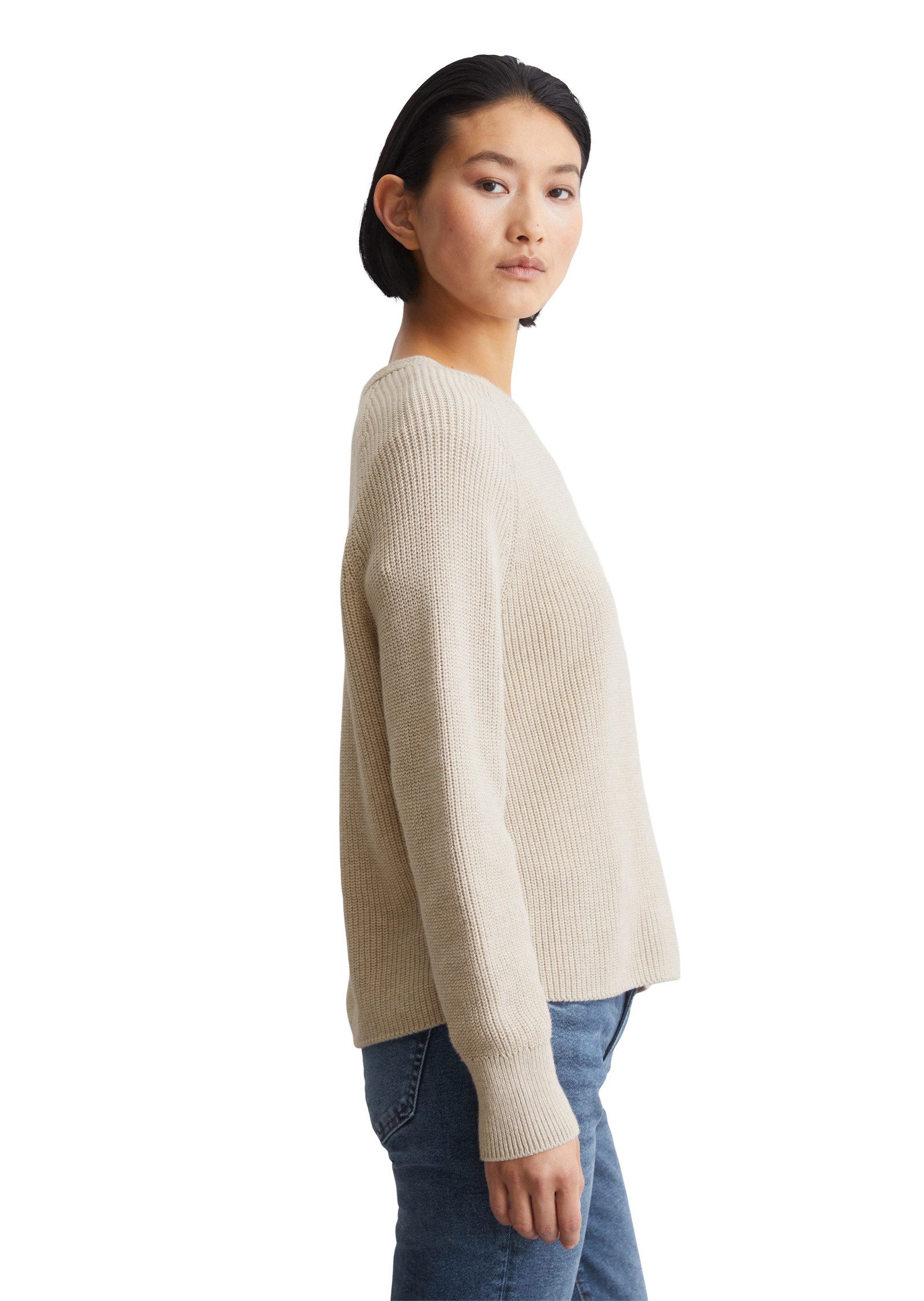 Marc O'Polo Strickpullover aus Heavy-Weight-Organic-Cotton günstig online kaufen