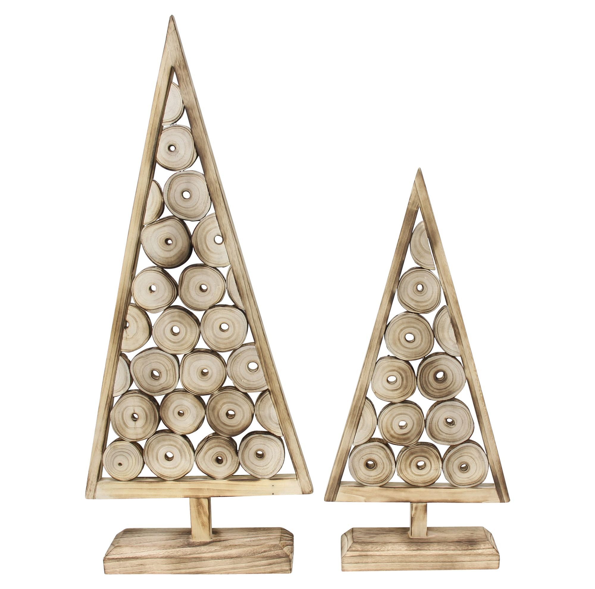 Dekoleidenschaft Dekofigur "Tannenbaum" Weihnachtsdeko aus geflammtem Holz, günstig online kaufen