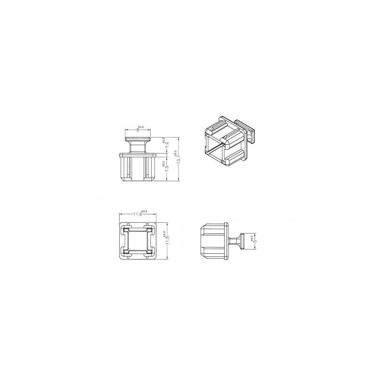 Delock Kabelverbinder-Sortiment HD Mini für Buchse - SAS mit... Staubschutz 64012 8644 SFF