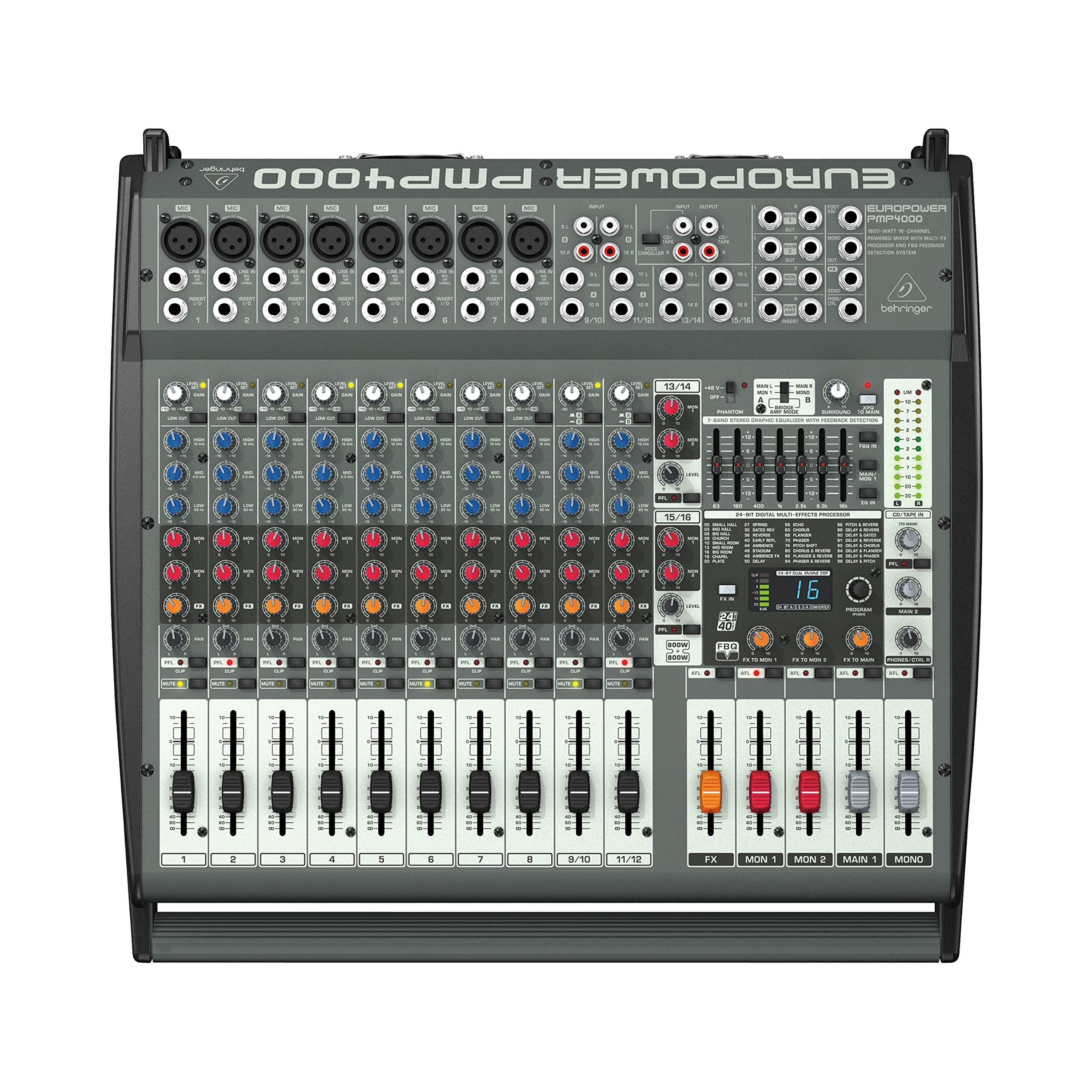 Behringer Mischverstärker (PMP4000 Powermixer, 2x 800 Watt - Powermixer)