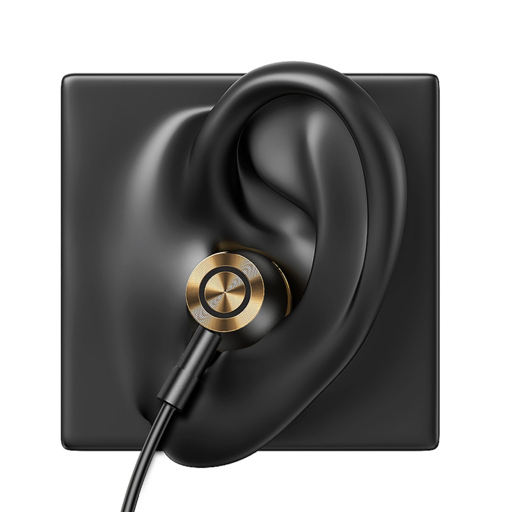 Klang Kopfhörer Stereo S22, Mikrofon Huawei (Kabelgebunden, In-Ear-Kopfhörer Kabel, S20 HTC Headset mit Ohrstöpsel S21 In-Ear-kopfhörer, Plus Ohrhörer USAMS Type-C Bass) Grün Galaxy