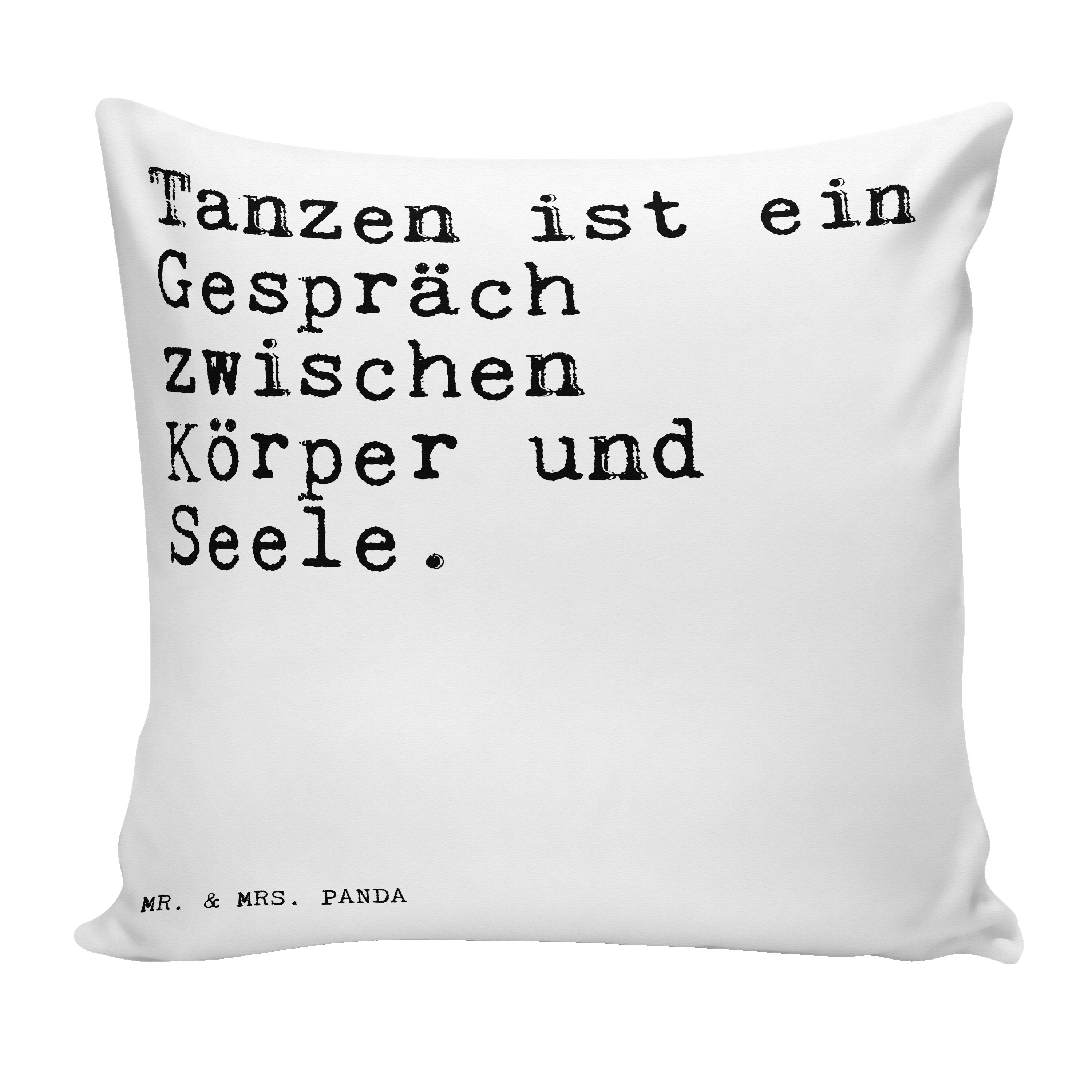 Mr. & Mrs. Panda Dekokissen »Tanzen ist ein Gespräch... Weiß