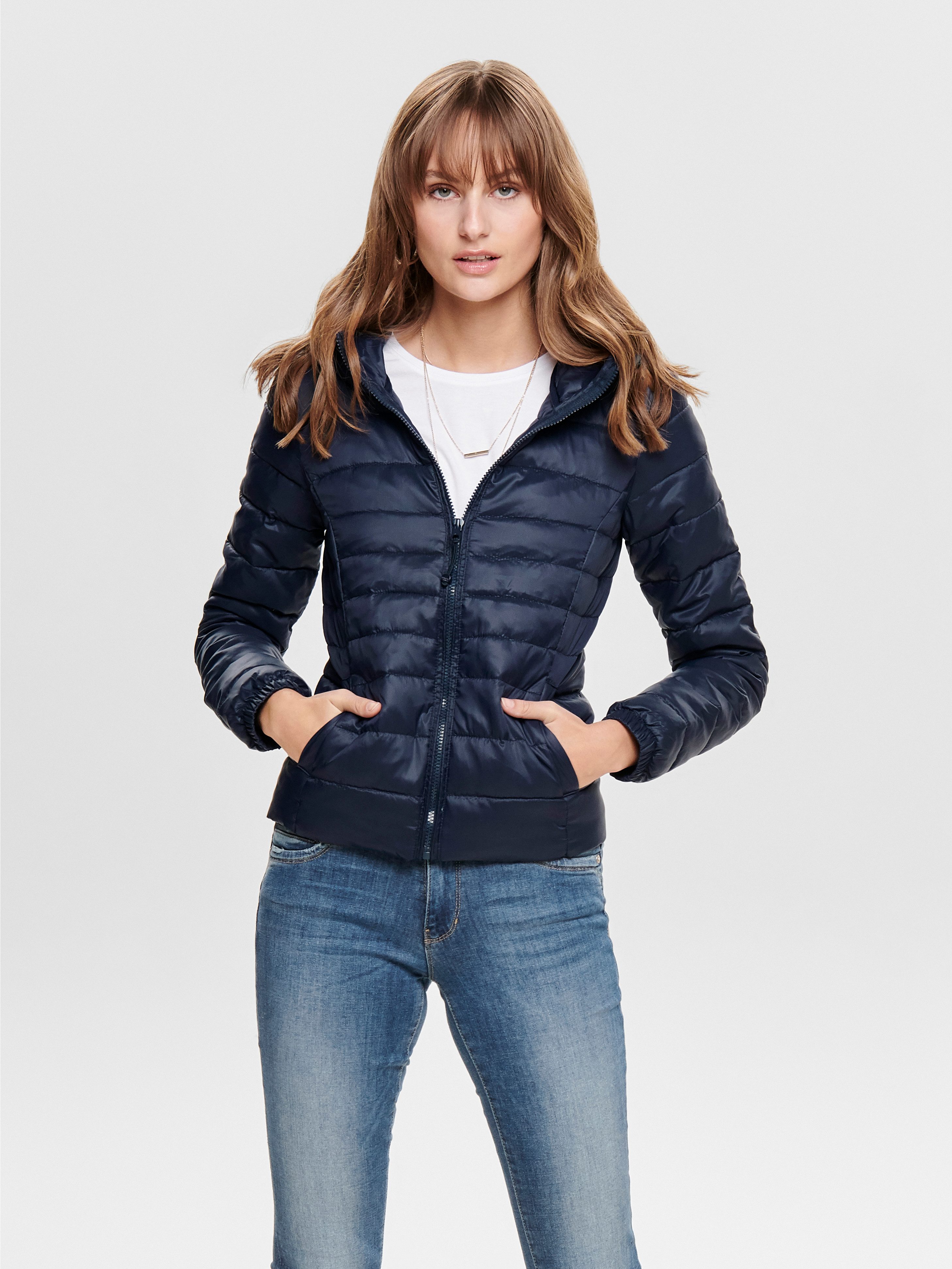 ONLY Steppjacke ONLTAHOE HOOD JACKET OTW NOOS in modisch kurzer Form