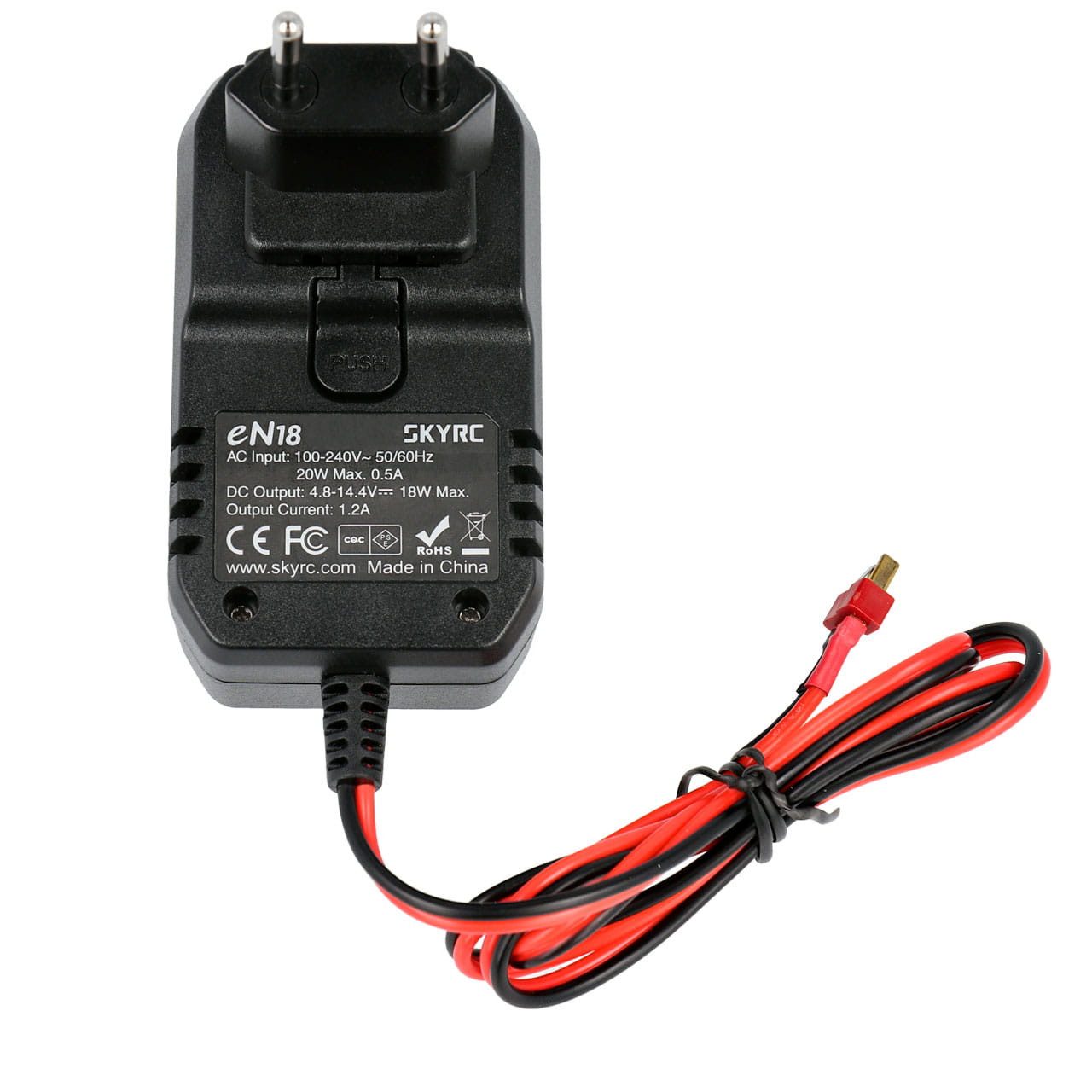 SkyRC SkyRC eN18 Ladegerät NiMh 4-8 Zellen 1,2A T-Stecker RC-Ladegerät