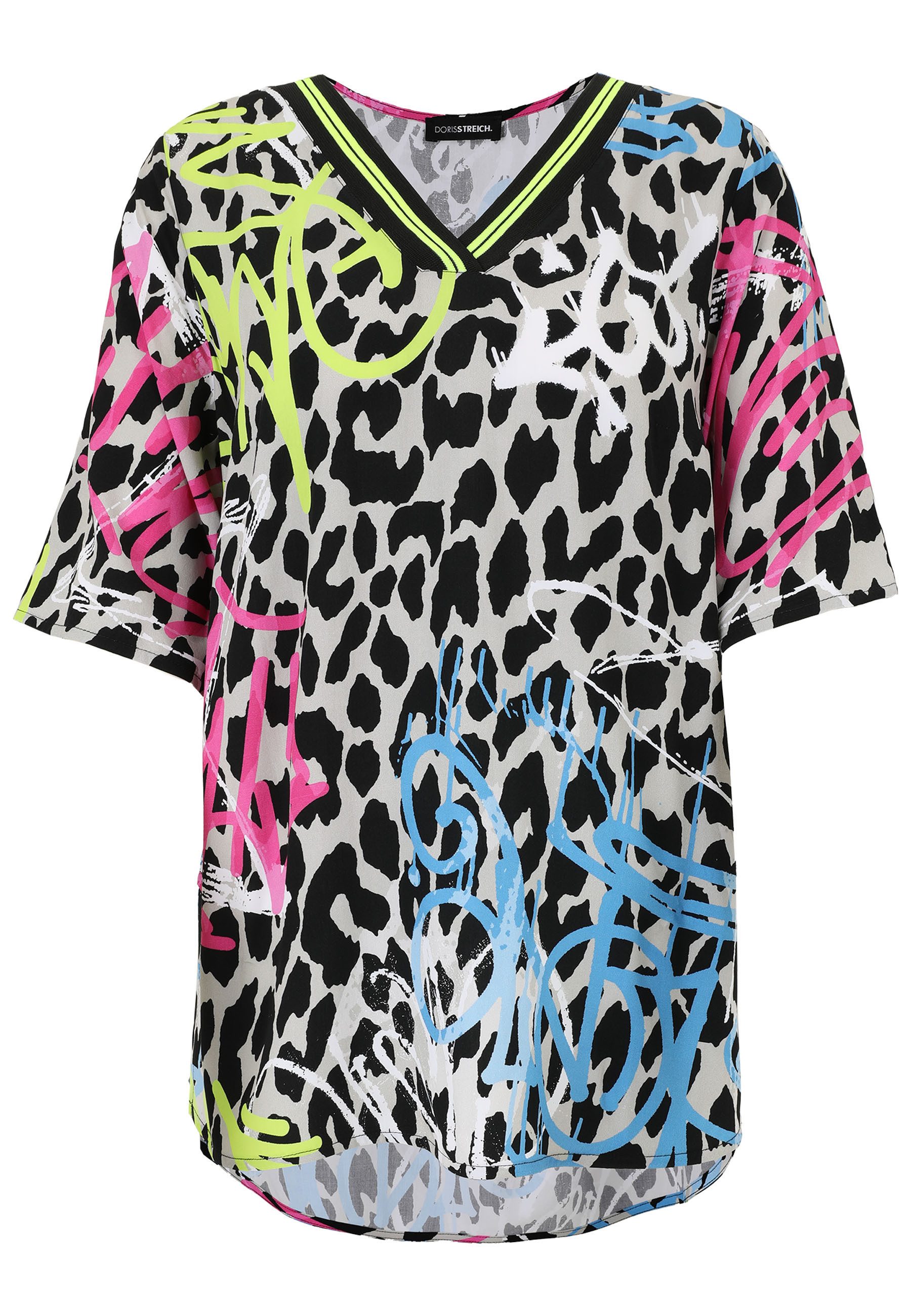 Doris Streich Blusentop mit Leo-Muster günstig online kaufen