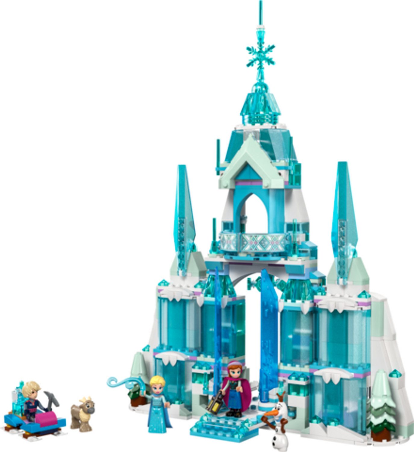 LEGO® Disney Princess LGO DP Elsas Winterpalast Konstruktionsspielsteine, (LGO DP Elsas Winterpalast, Klemmbausteine), Made in Europe