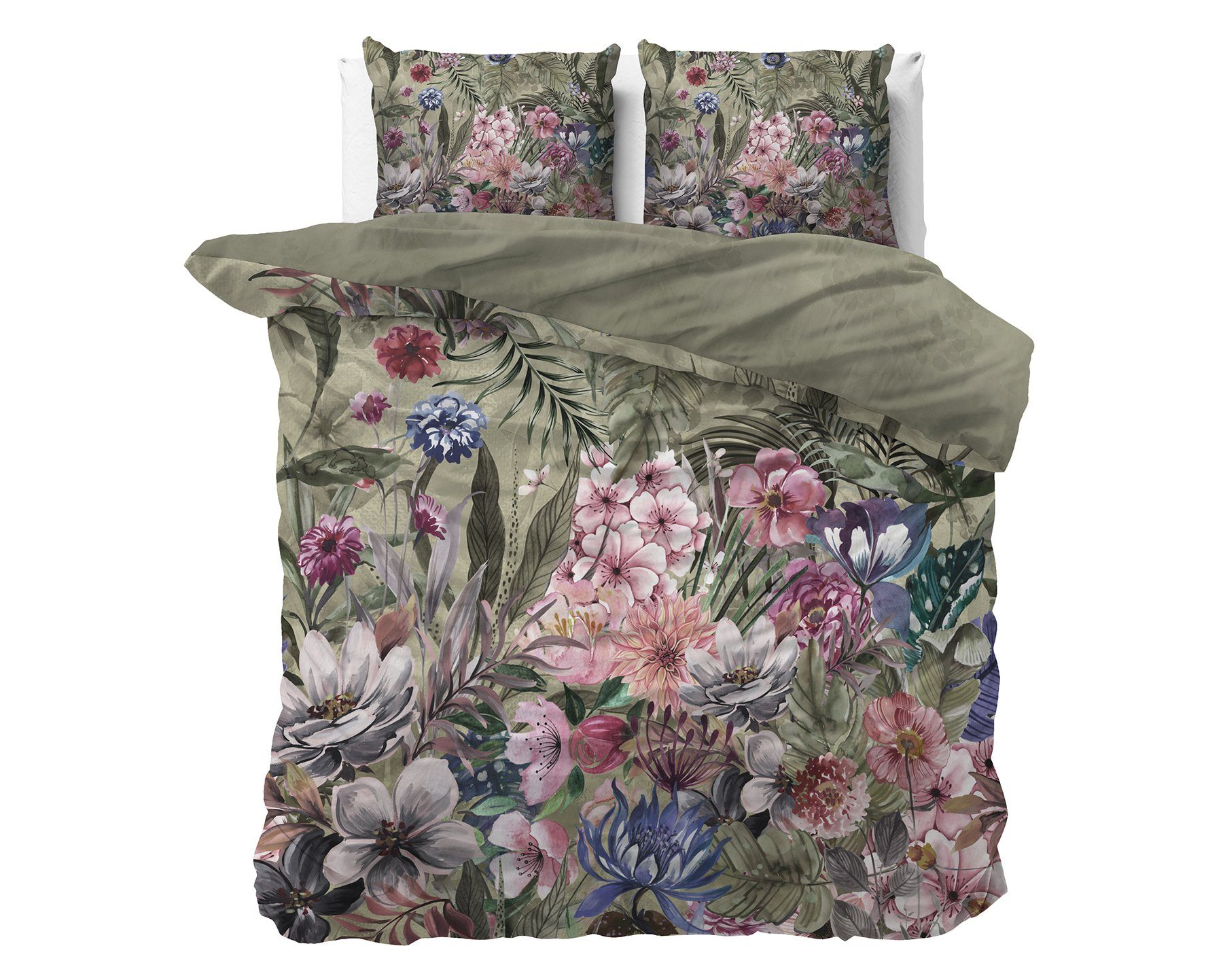 Sitheim-Europe Bettwäsche Nature Aurelie Bettbezug+KIssenbezuge, Ránforce, 3 teilig, Einzigartige Designs