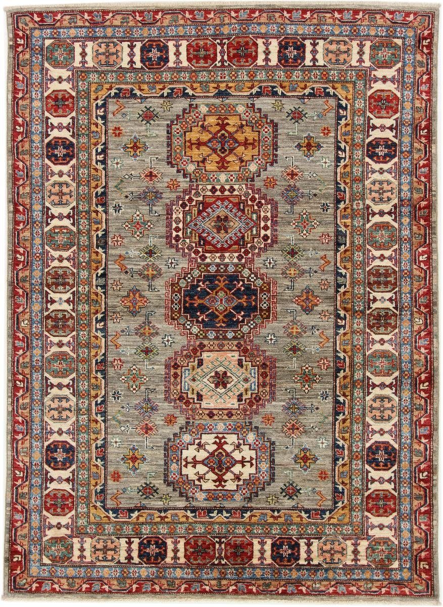 Orientteppich Kazak rechteckig, Handgeknüpfter Orientteppich, Super 5 152x208 Nain Trading, Höhe: mm