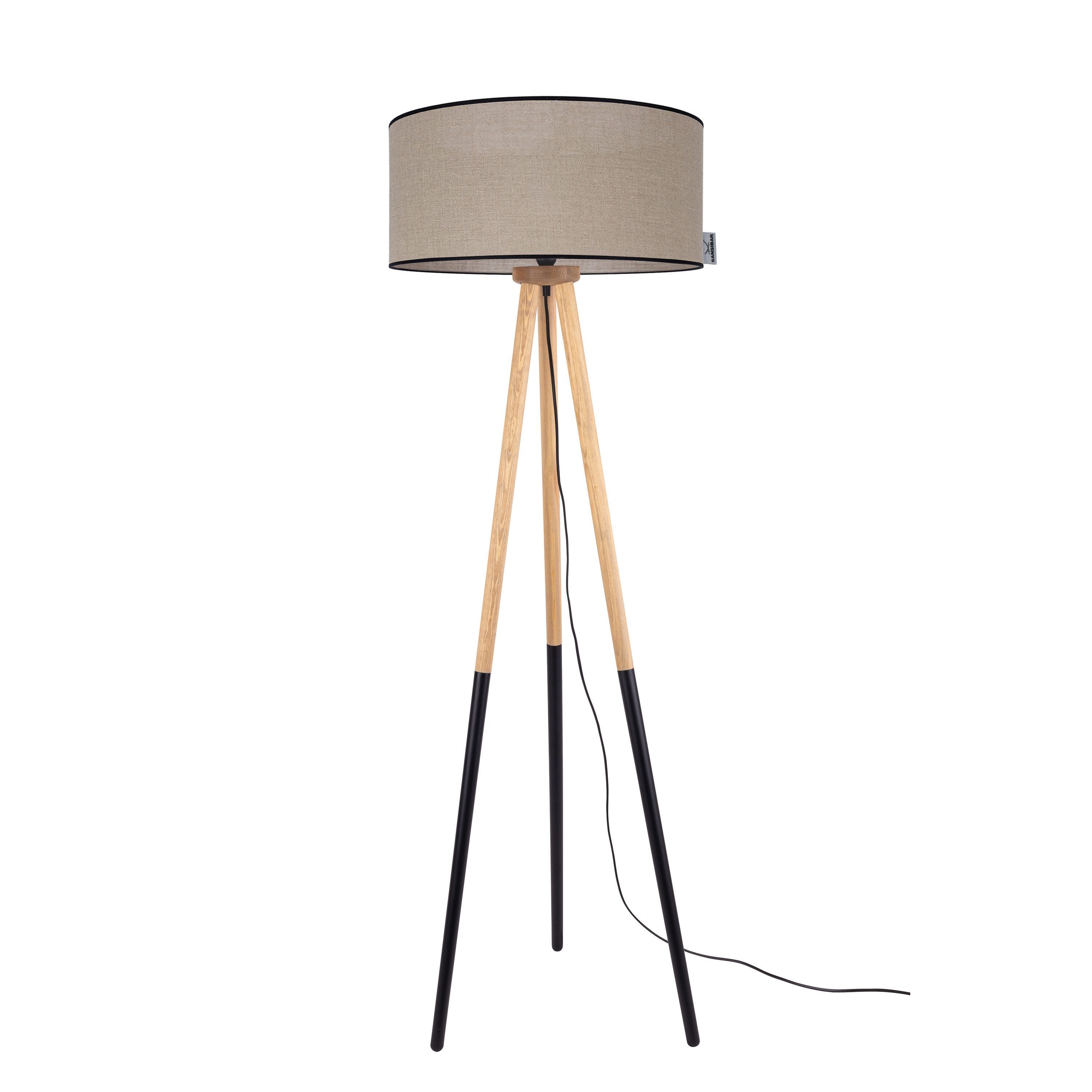 Sansibar Sylt Stehlampe Stehleuchte SANSIBAR HARREBY DH 50x158 cm beige Stehlampe Leseleuchte