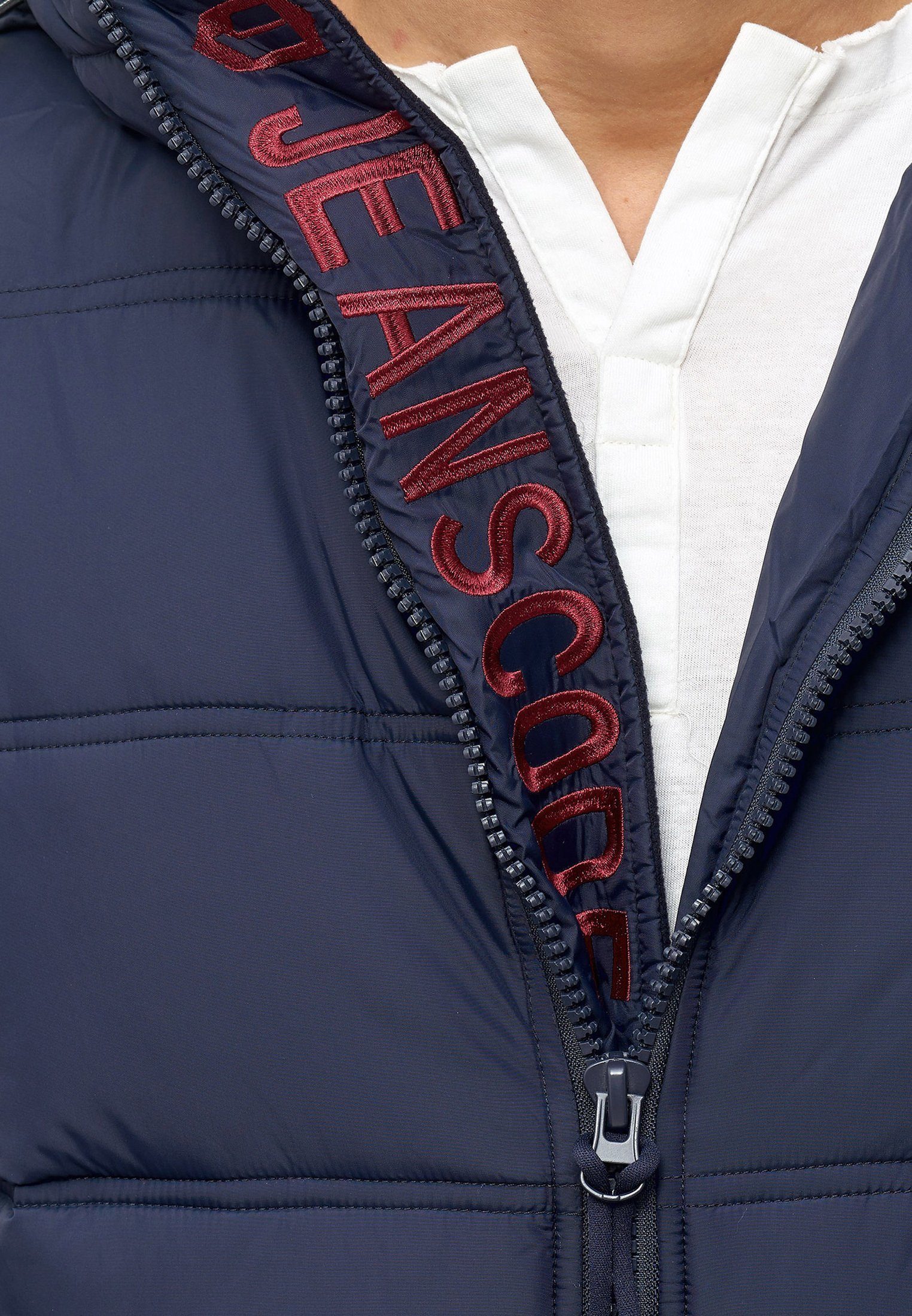 Navy Bacon Indicode Steppjacke