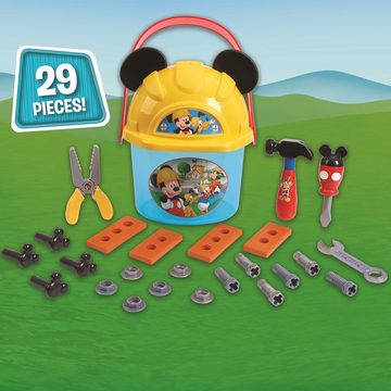 JustPlay Spielfigur Mickey Mouse Handy Helper Tool Bucket