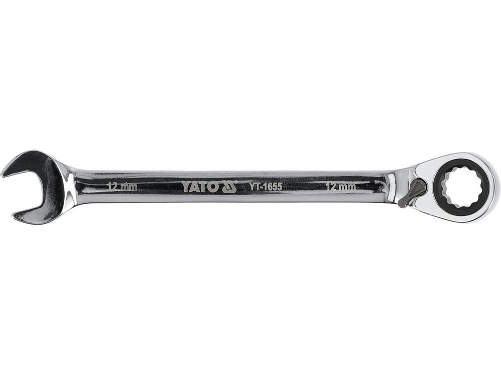 Yato Maulschlüssel Ratschenringmaulschlüssel 12mm x Länge 170mm