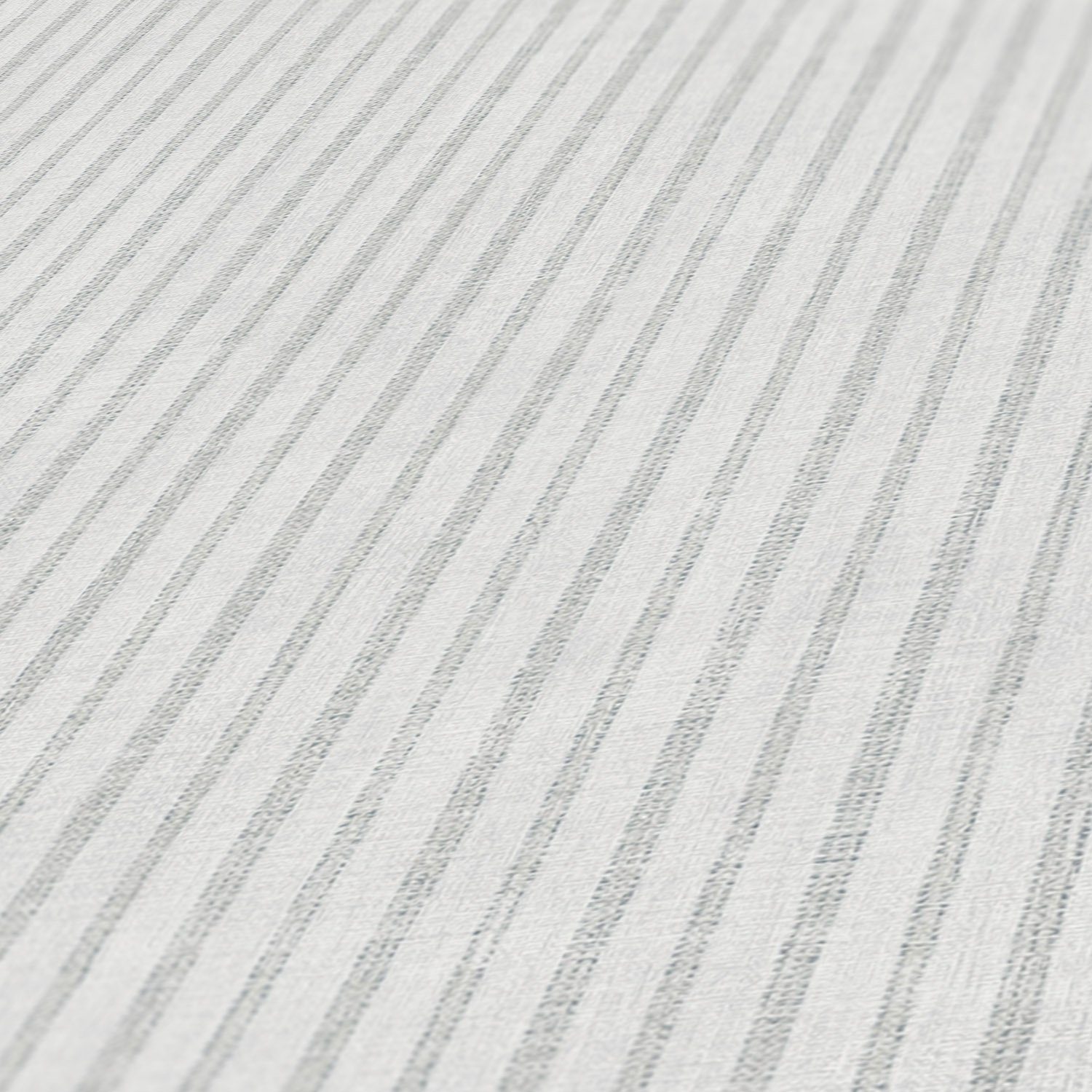 matt, Grau,Hellgrau Création Vliestapete Landhaus, dünnen (1 Streifentapete St), geprägt, Streifen mit A.S. Tapete