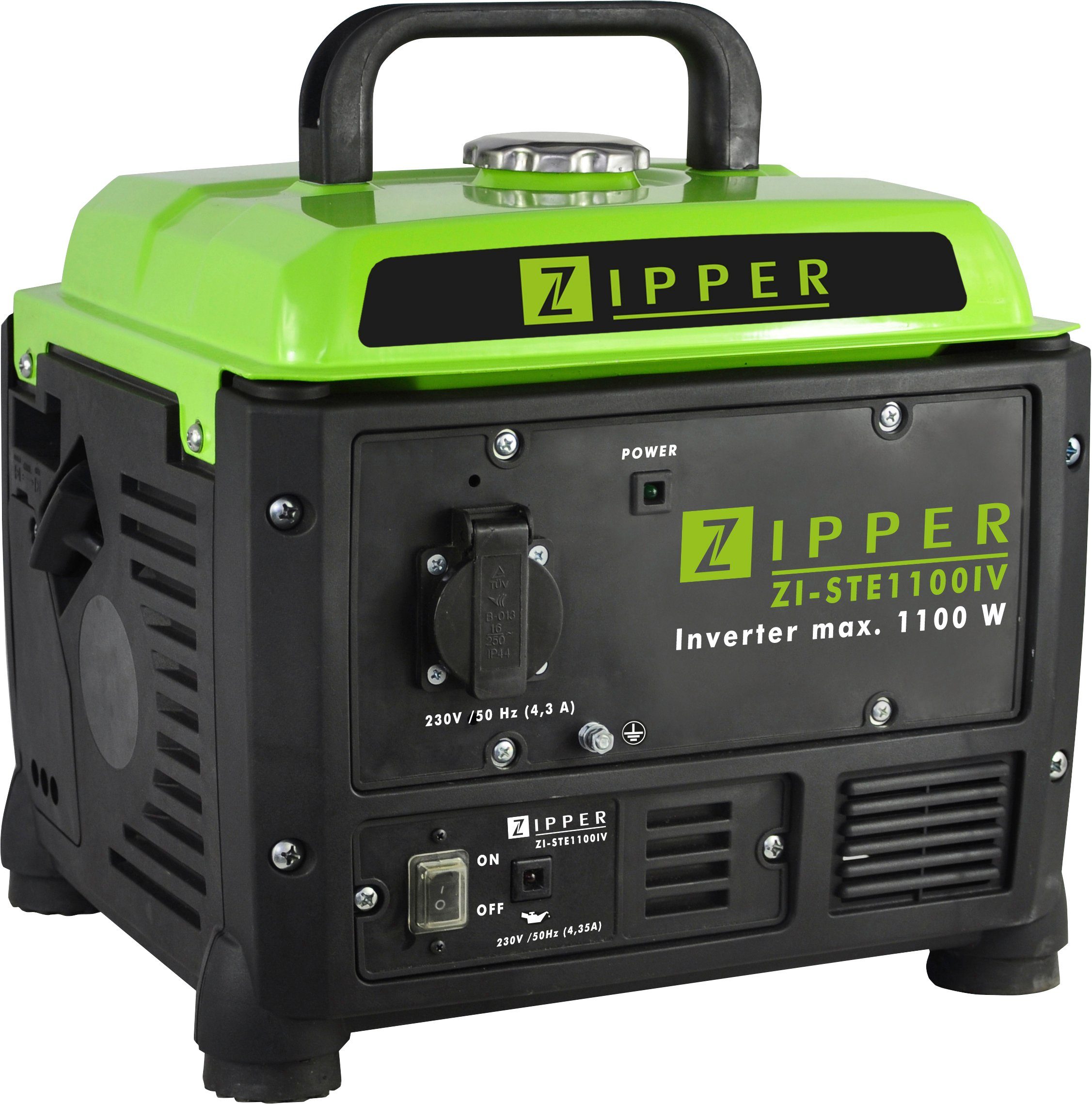 ZIPPER Генератори, 1,1 in kW, mit einfacher Bedienung