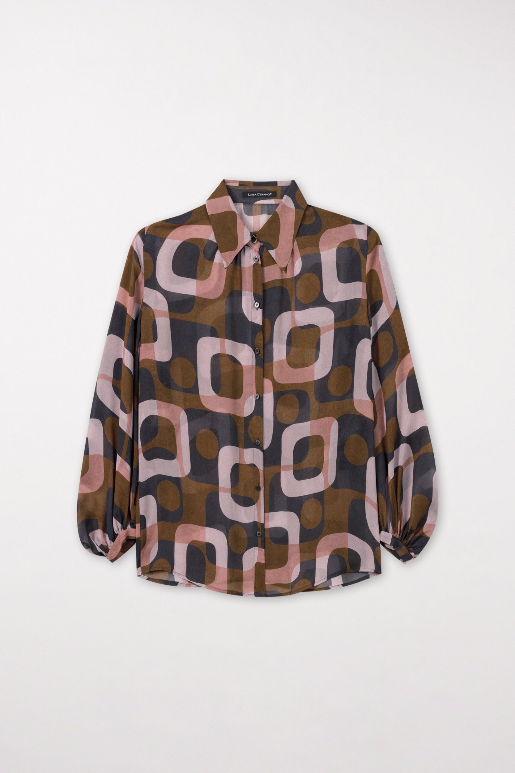 se Cerano Blusenshirt mit Midcentury-Print Luisa