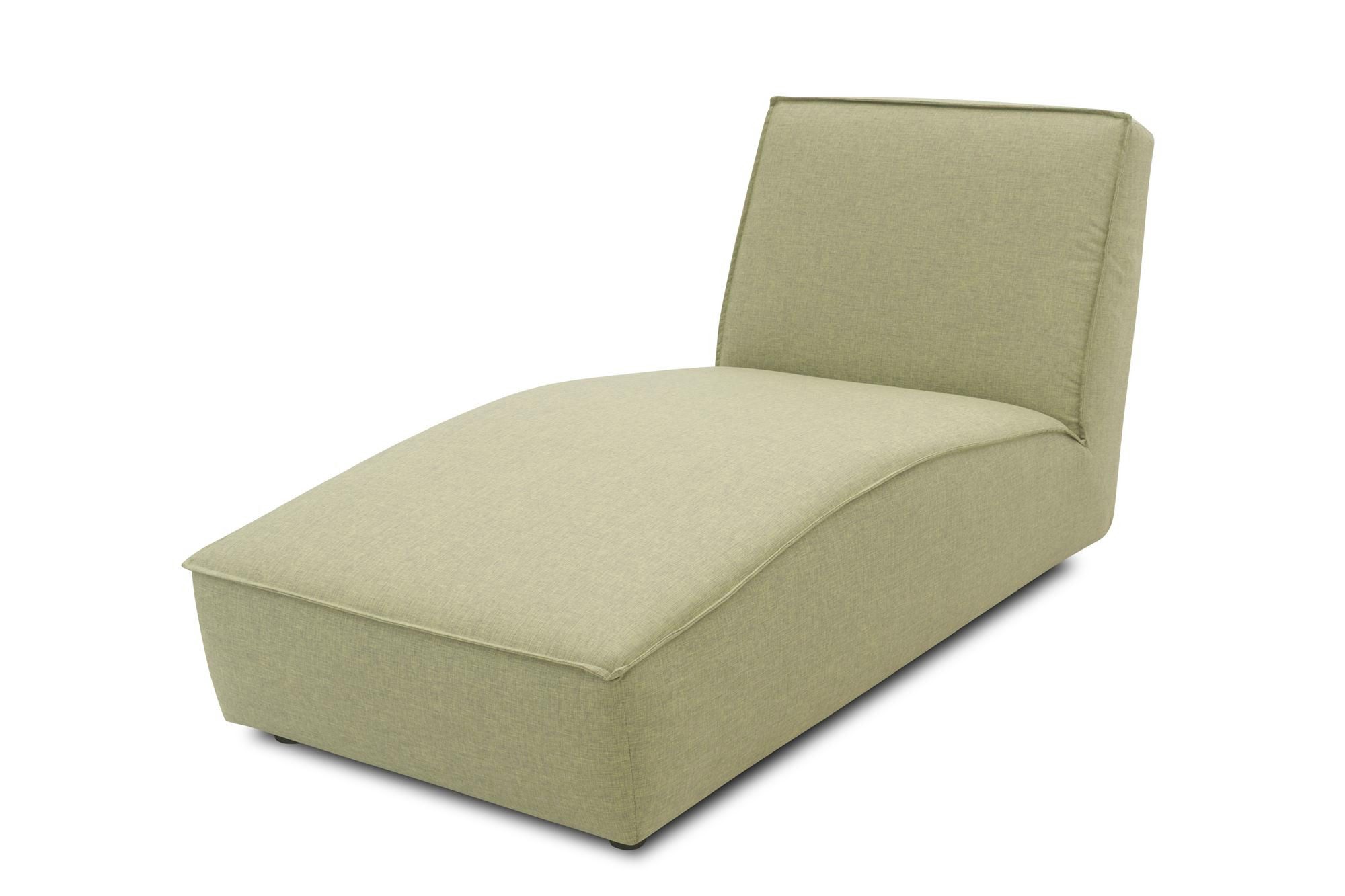 58 aufm Kessel Gartenliege Gartenlounge Liege Brunhilda 76x82x171 mit Outdoorbezug in grün, inkl. Versand, 1 St., Lieferung bis zur Haustür, Polster aus Quick-Dry Schaum mit einem wasserbweisenden Outdoorbezug