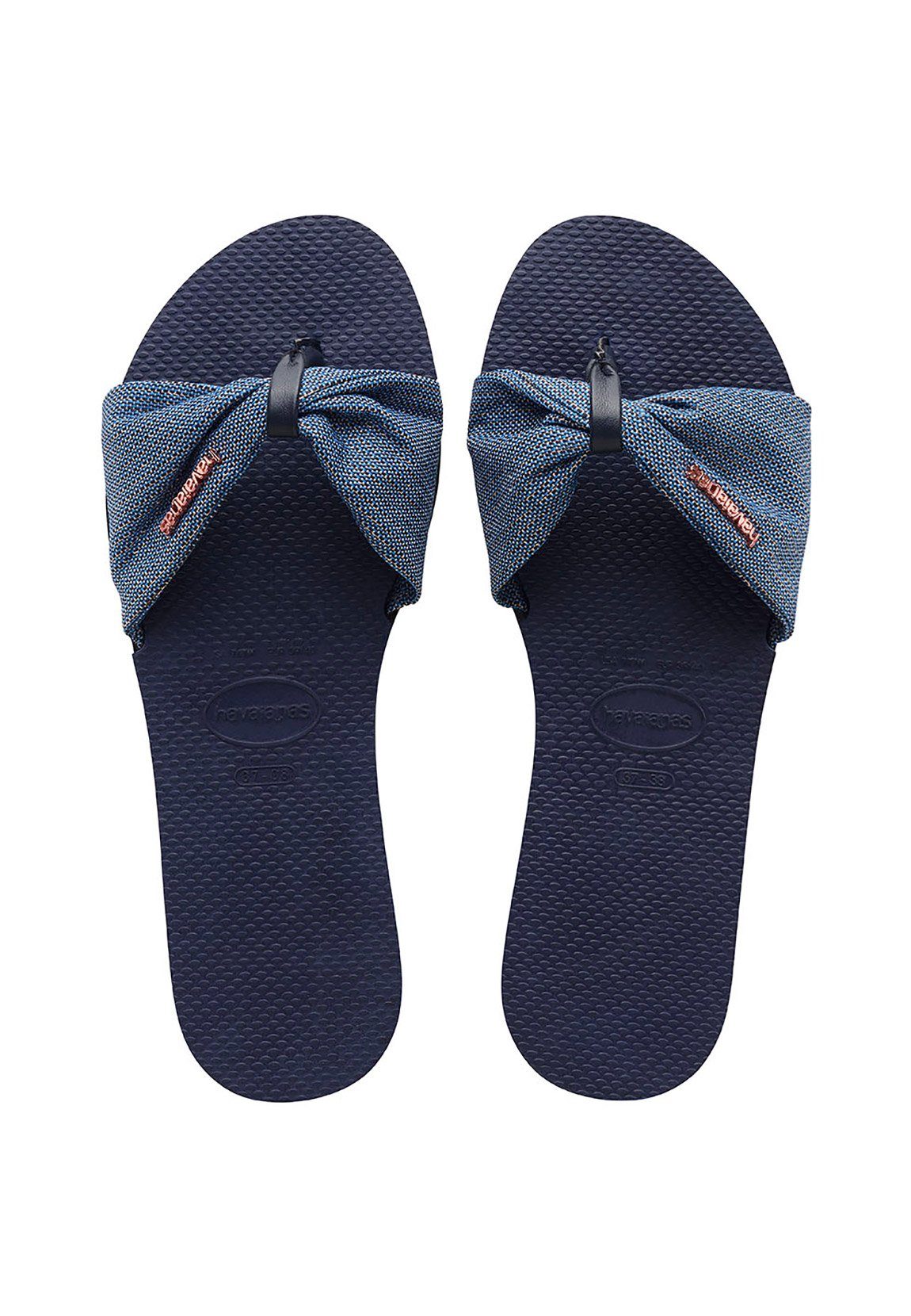 Havaianas havaianas Damen Шлепанцы YOU ST TROPEZ SH FC 4145627 0555 Blau Шлепанцы