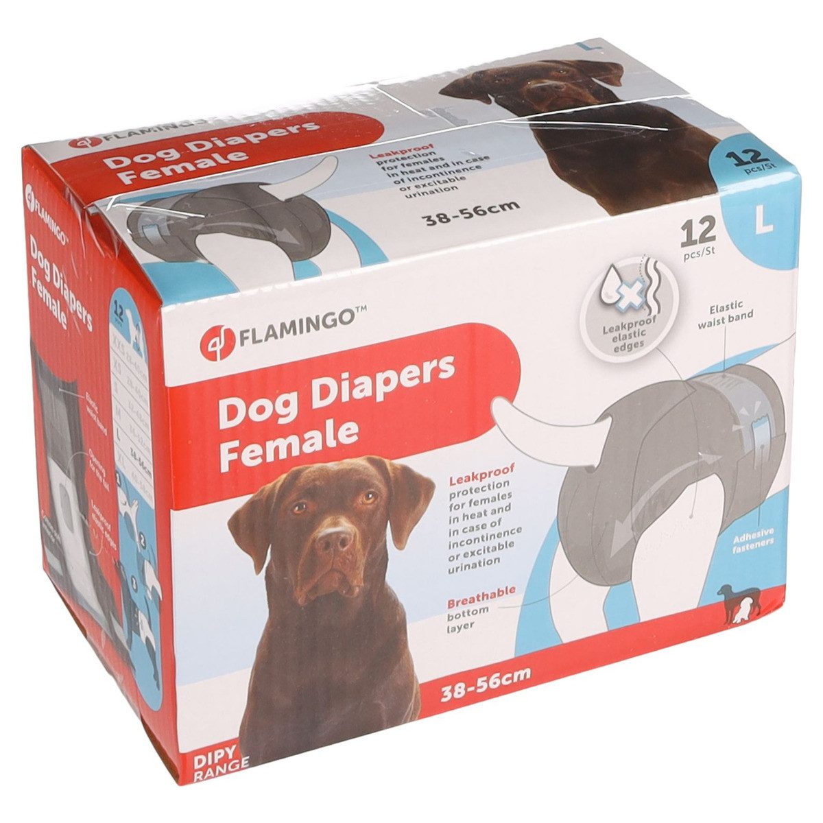 Flamingo Hundewindel Hundewindeln Dipy