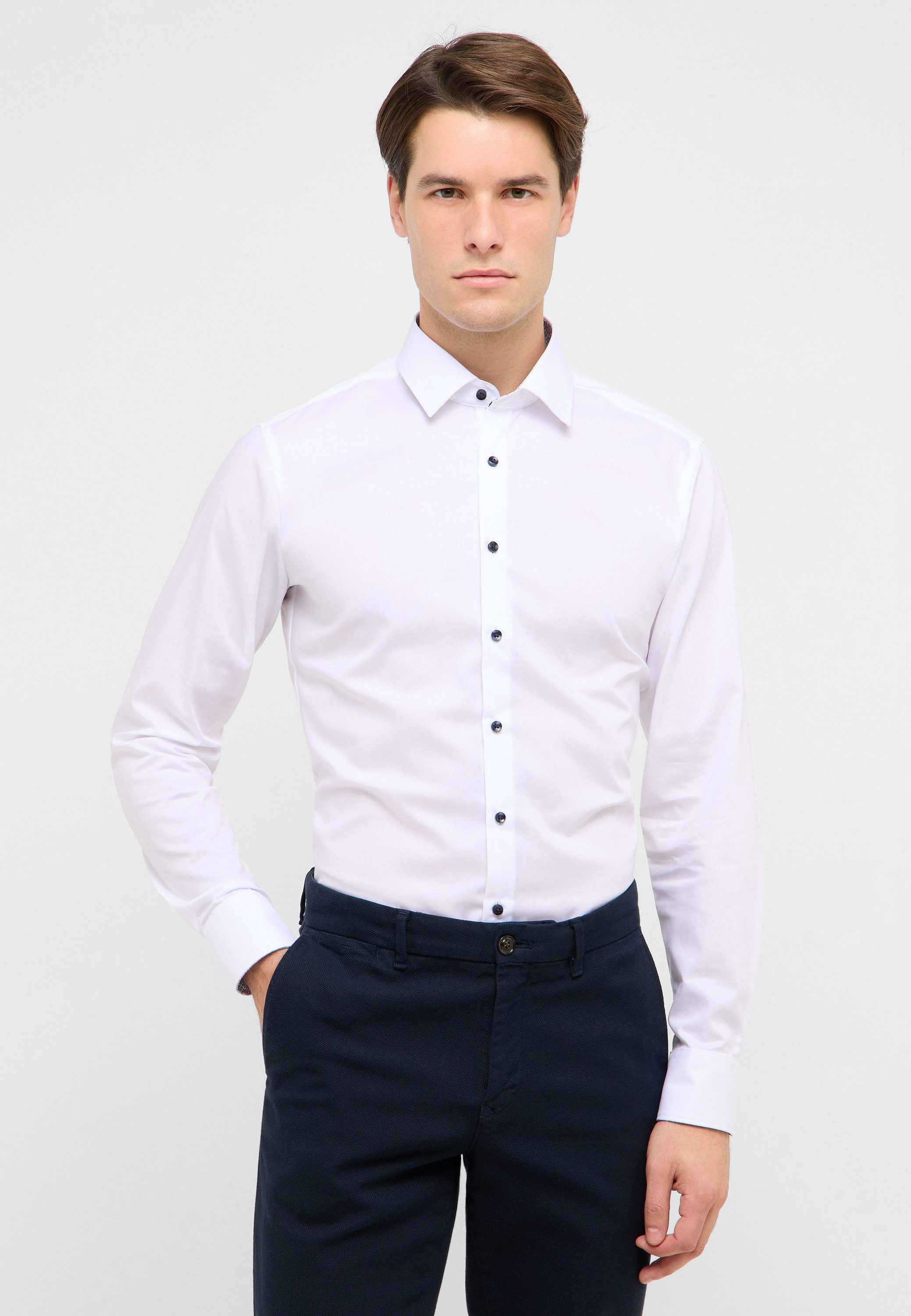 Eterna Langarmhemd SLIM FIT NON IRON (bügelfrei) günstig online kaufen