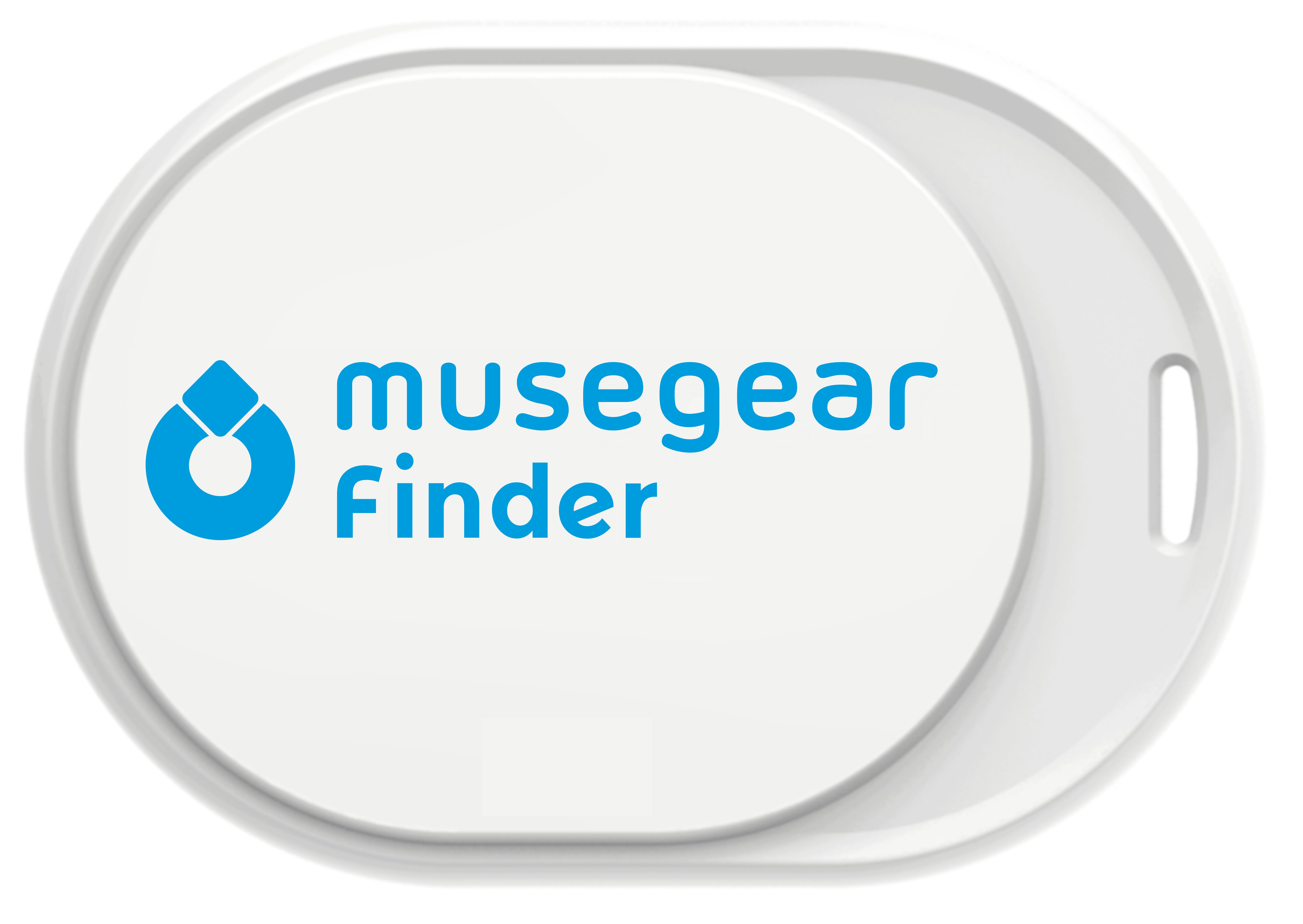 musegear Bluetooth®-Sender Schlüsselfinder mit Bluetooth App aus Deutschland weiß