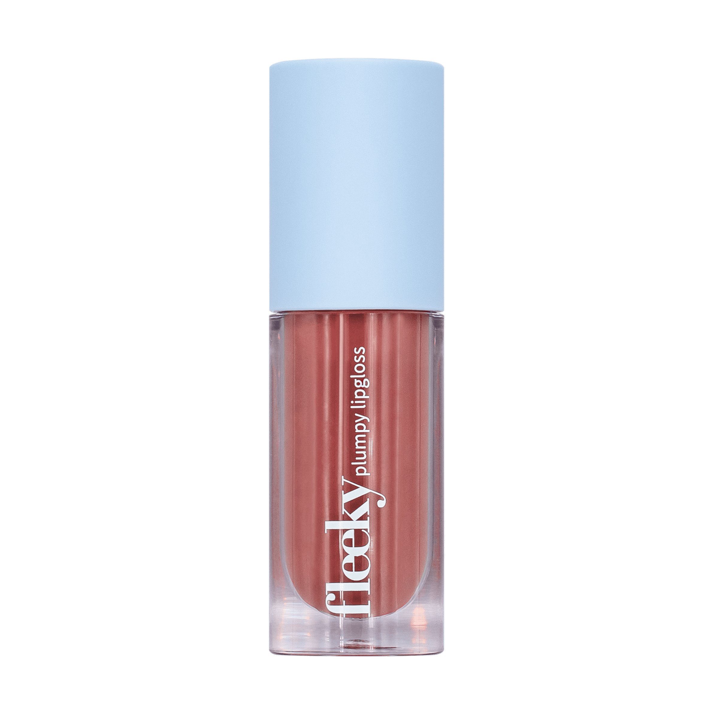 fleeky Блеск для губ Plumpy Lip Gloss - Feuchtigkeitsspendende Pflege mit Volumeneffekt, Veganer Блеск для губ mit Plumping für vollere Lippen & Glanz-Finish