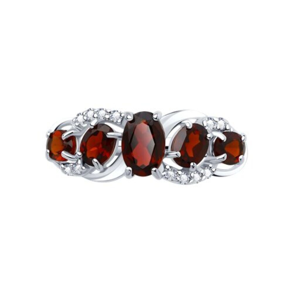 Secretforyou Fingerring Fingerring Ring 925 Silber Granat Zirkonia Echtschm günstig online kaufen