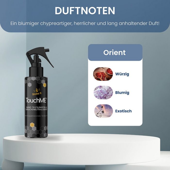 TouchME Duft-Set TouchME professional Gold 5l Berührungsaktiver Duft Kostengünstige Nutzung &amp; Langzeiteffekt Hypoallergen Hautverträglichkeit OR17257