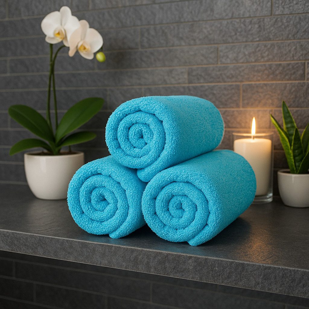 Betz Duschtücher 6 Stück Premium Größe 70x140 cm, Baumwolle (Set, 6-St), Farbe türkis