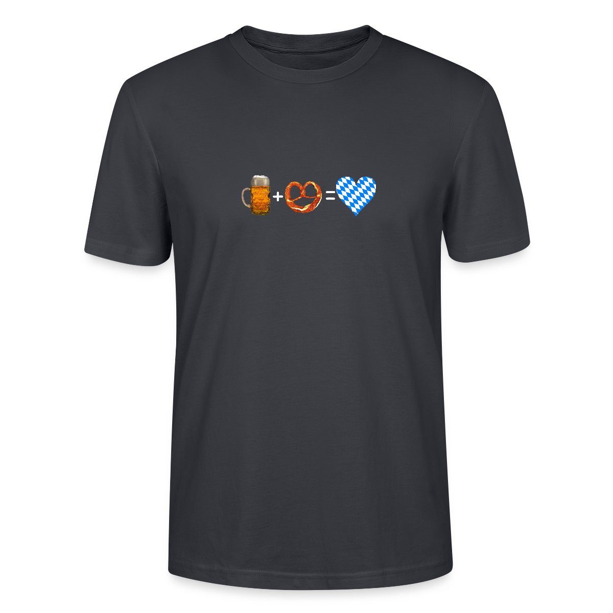 T-Shirt Bier Und Breze Bayern Volksfest Unisex Bio T-Shirt
