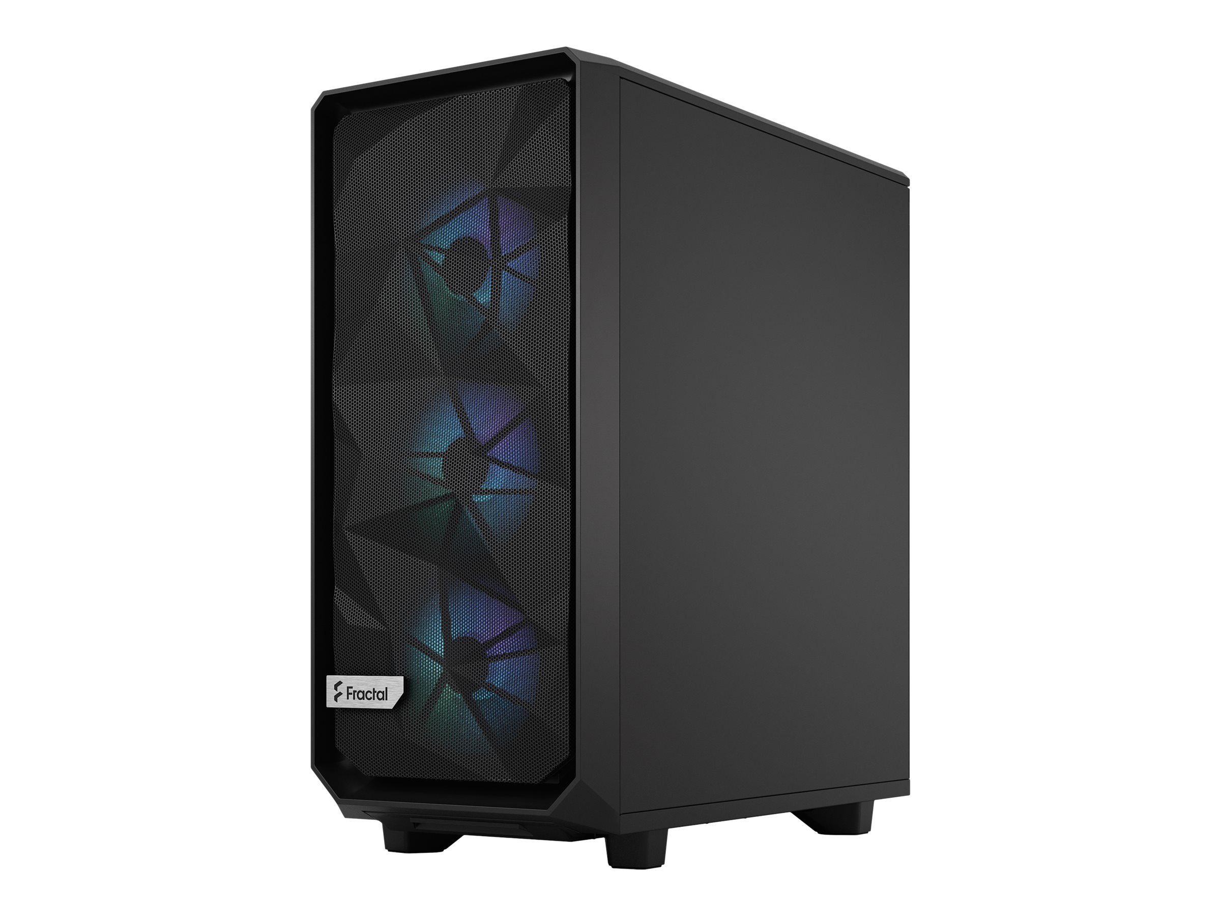 PC-Gehäuse FRACTAL DESIGN Meshify 2 Compact Black TG Light RGB