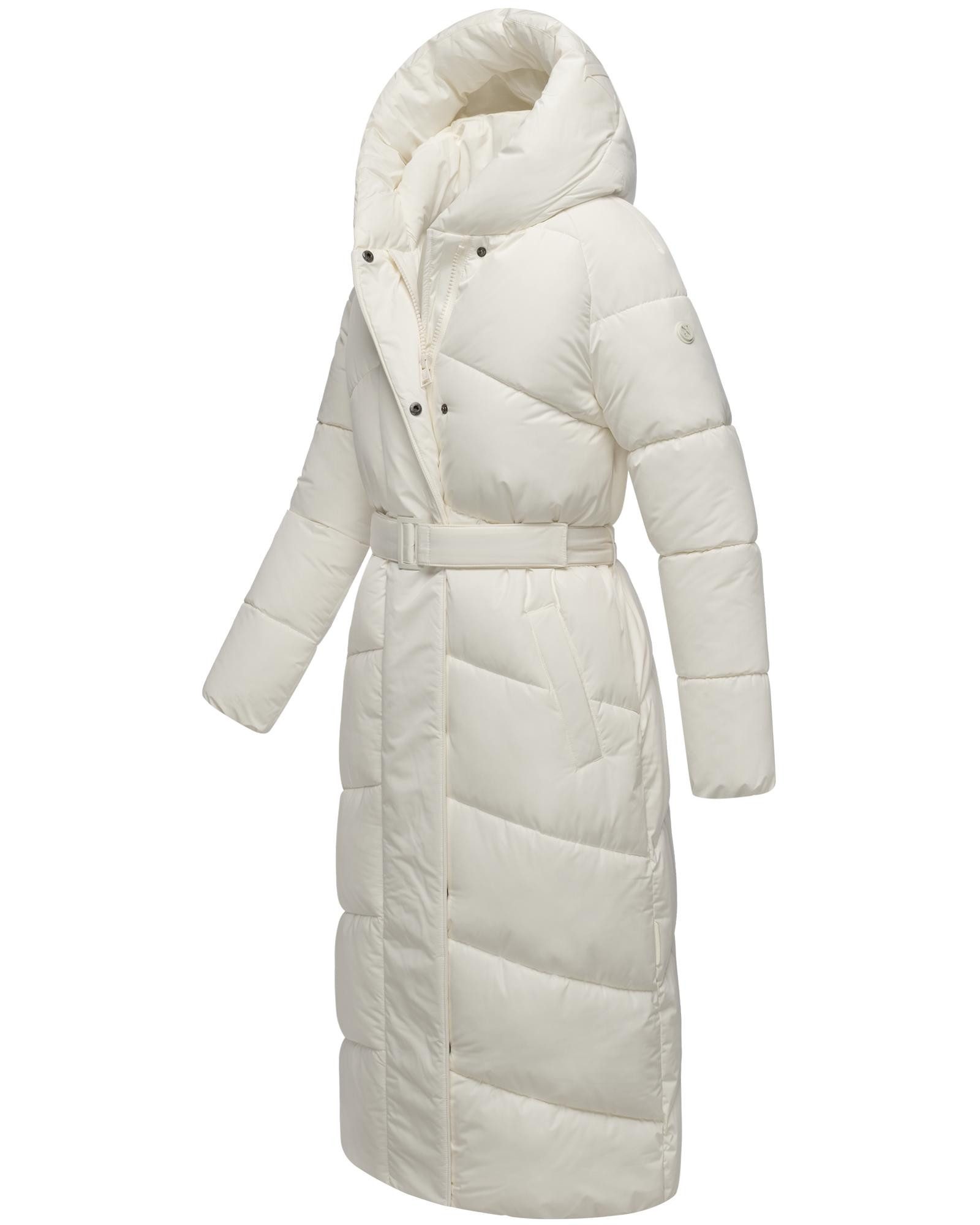 Navahoo Steppmantel Eisblick 14 Gesteppter Damen Mantel mit Taillengürtel