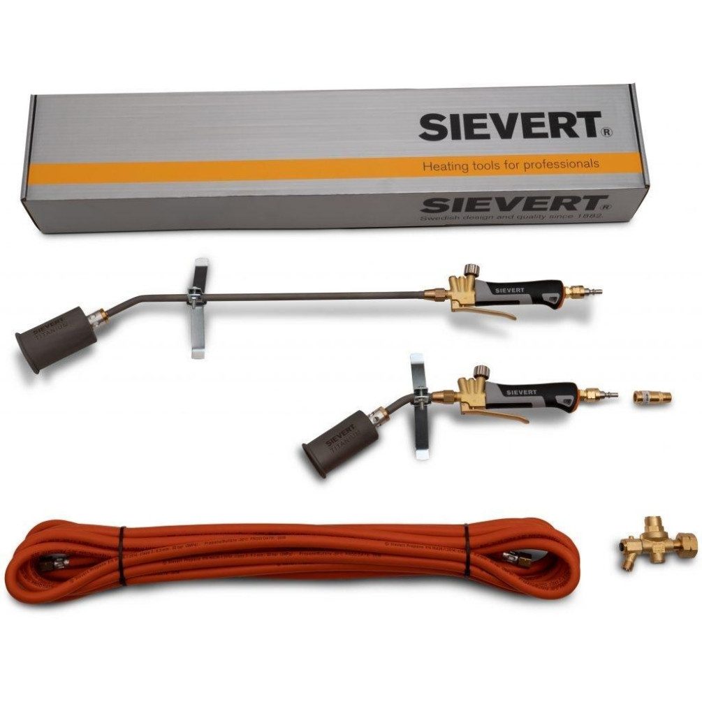 Sievert AB Weichlötbrenner PRO 88 Titanium Aufschweißbrenner Set