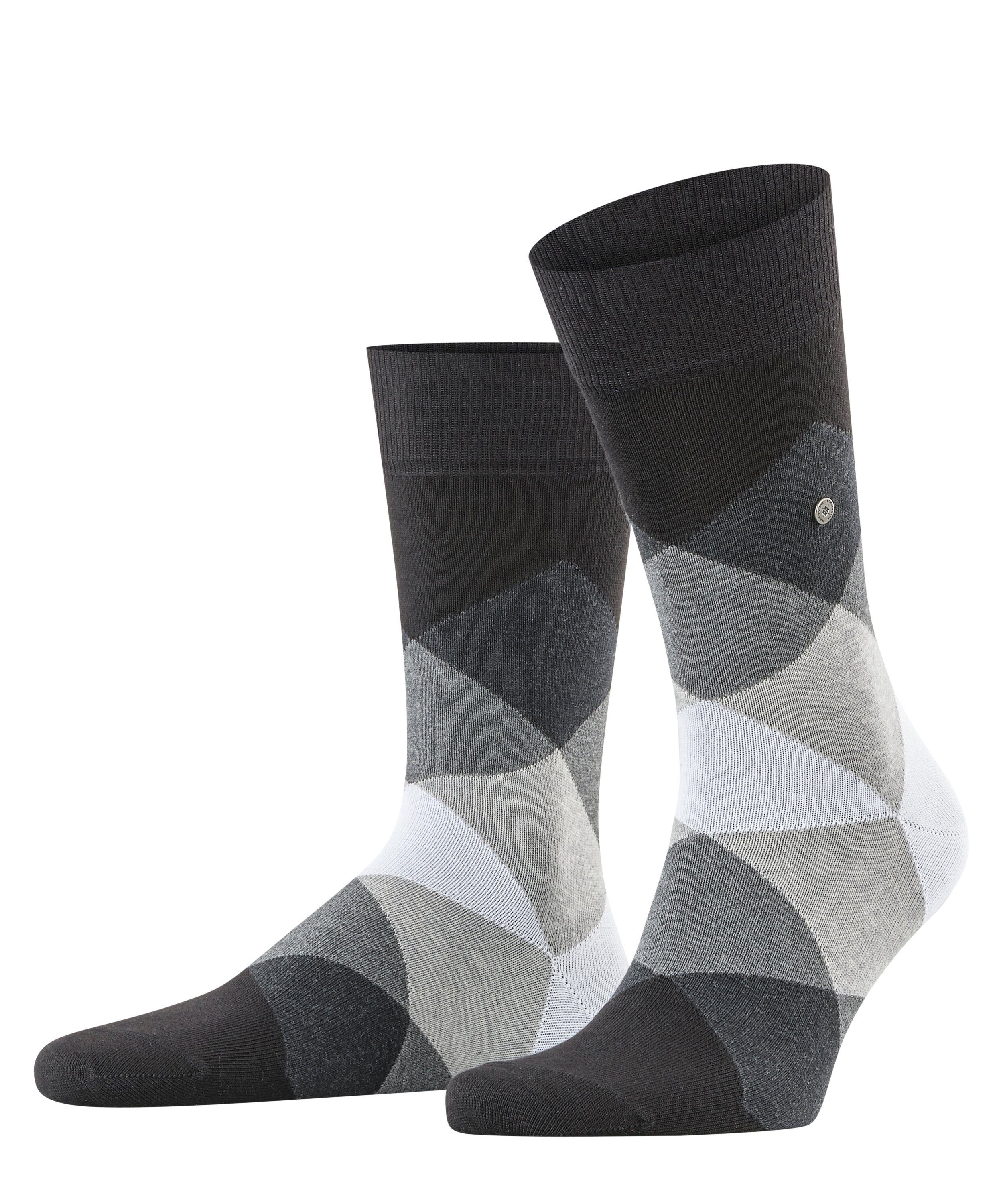 Burlington Socken Clyde (1-Paar) aus weicher gekämmter Baumwolle