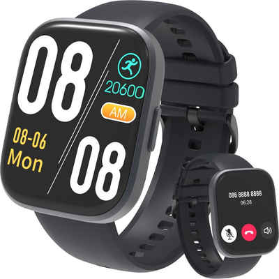 Aoucheni Smartwatch Fitnessuhr mit Schlaf und Pulsmesser, Activity Tracker Smartwatch, Körperuhr, Fitness-Tracker machen, Herzfrequenzsensor, Schrittzähler