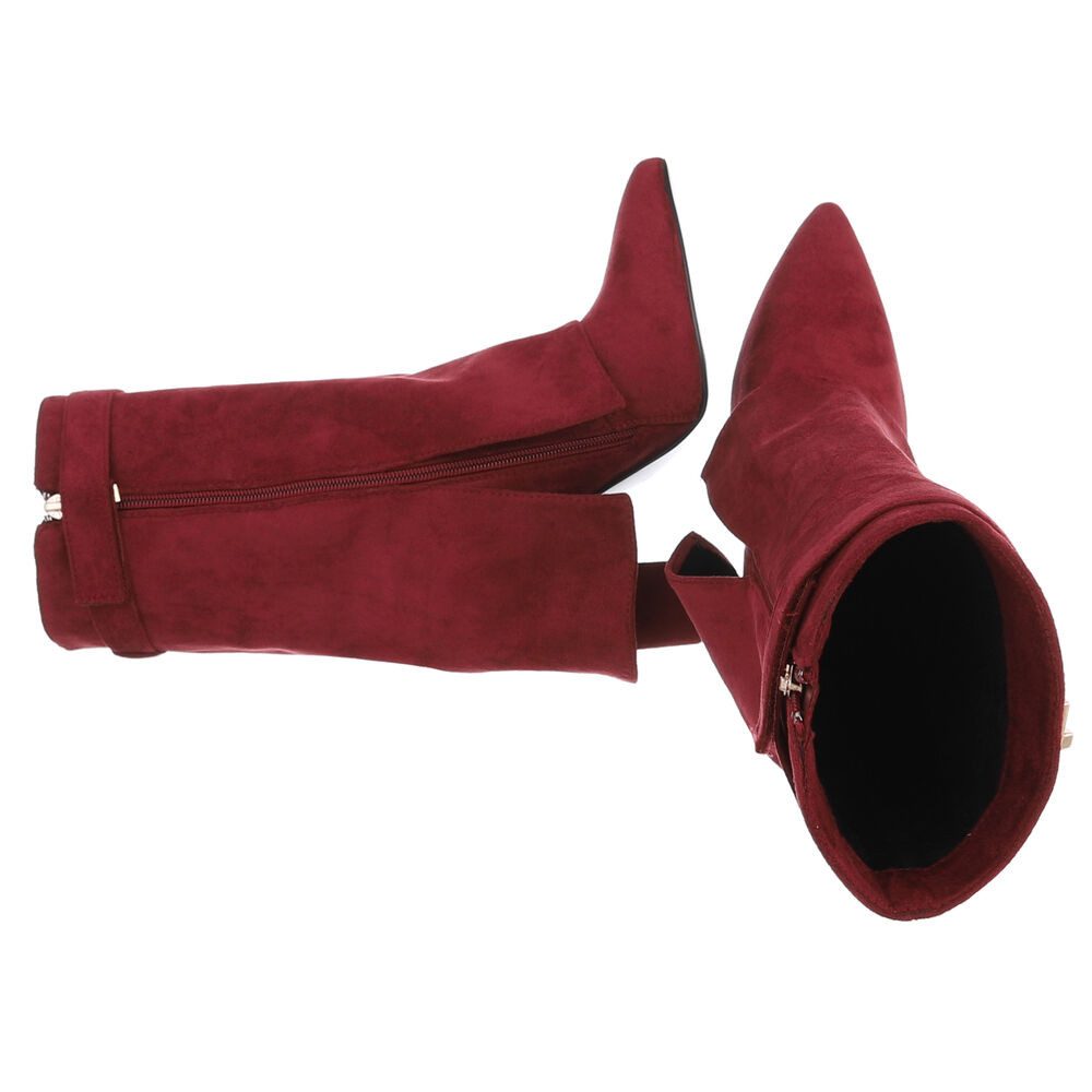 Ital-Design Modische Stiefeletten mit hohem Schaft für Damen High-Heel-Stie günstig online kaufen