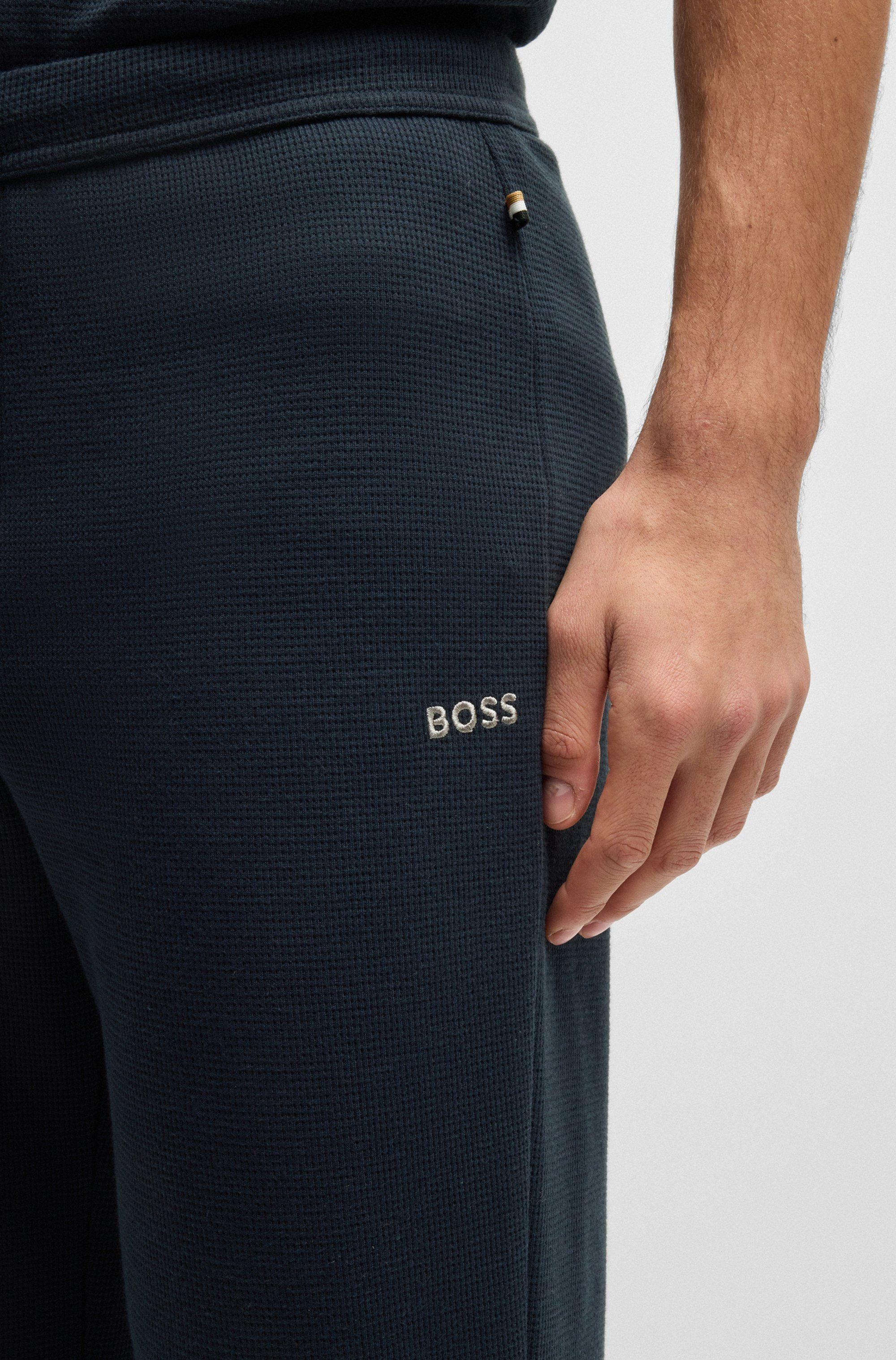 BOSS Pyjamahose Waffle Pants