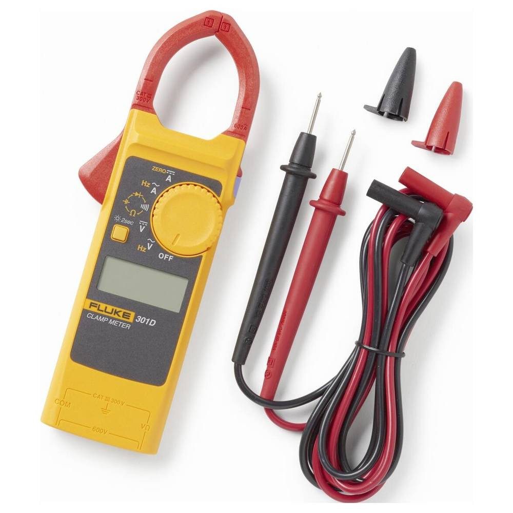 Fluke Multimeter 301D/EUR Stromzange digital CAT III 300 V Anzeige (Counts): 6000