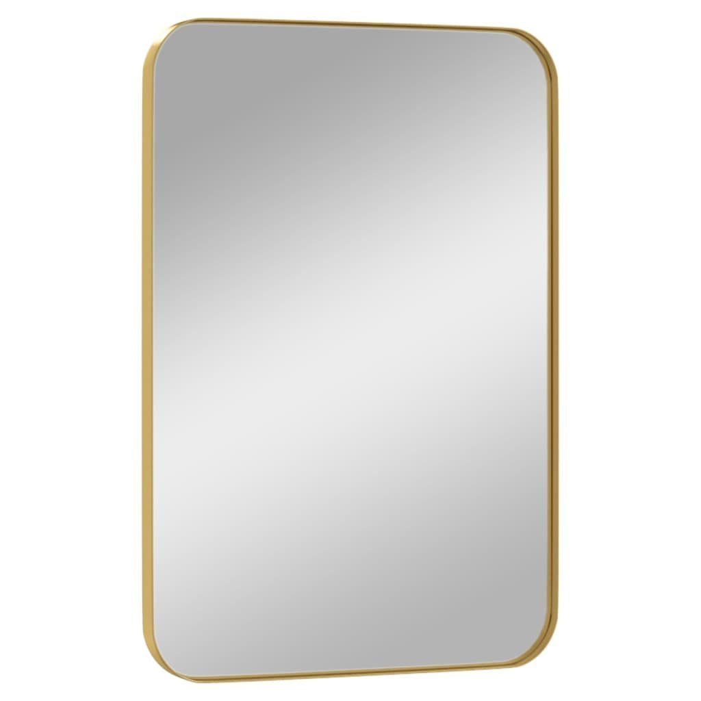 cm furnicato Wandspiegel Rechteckig 40x60 Golden