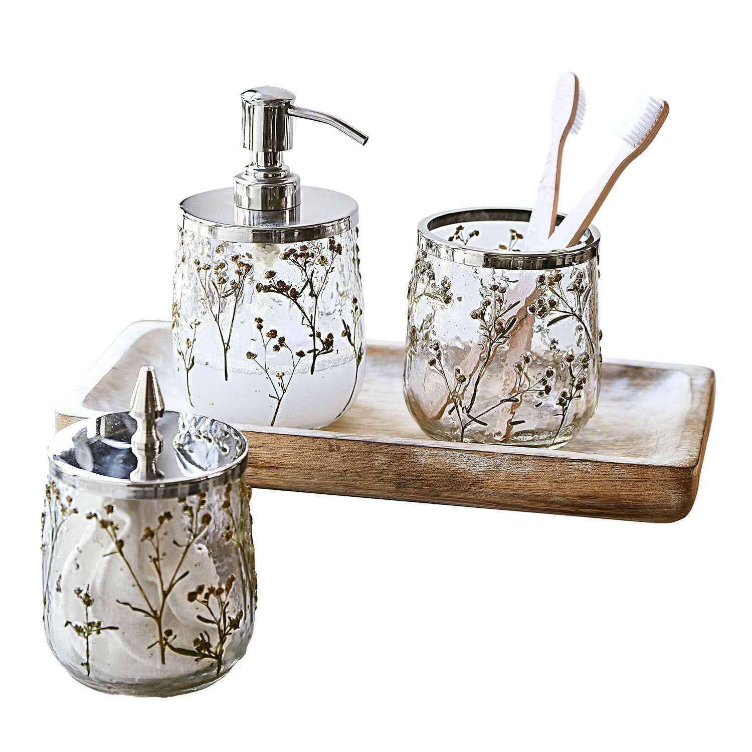 Mirabeau Badaccessoire-Set Bad-Set Elorisse klar/gelb