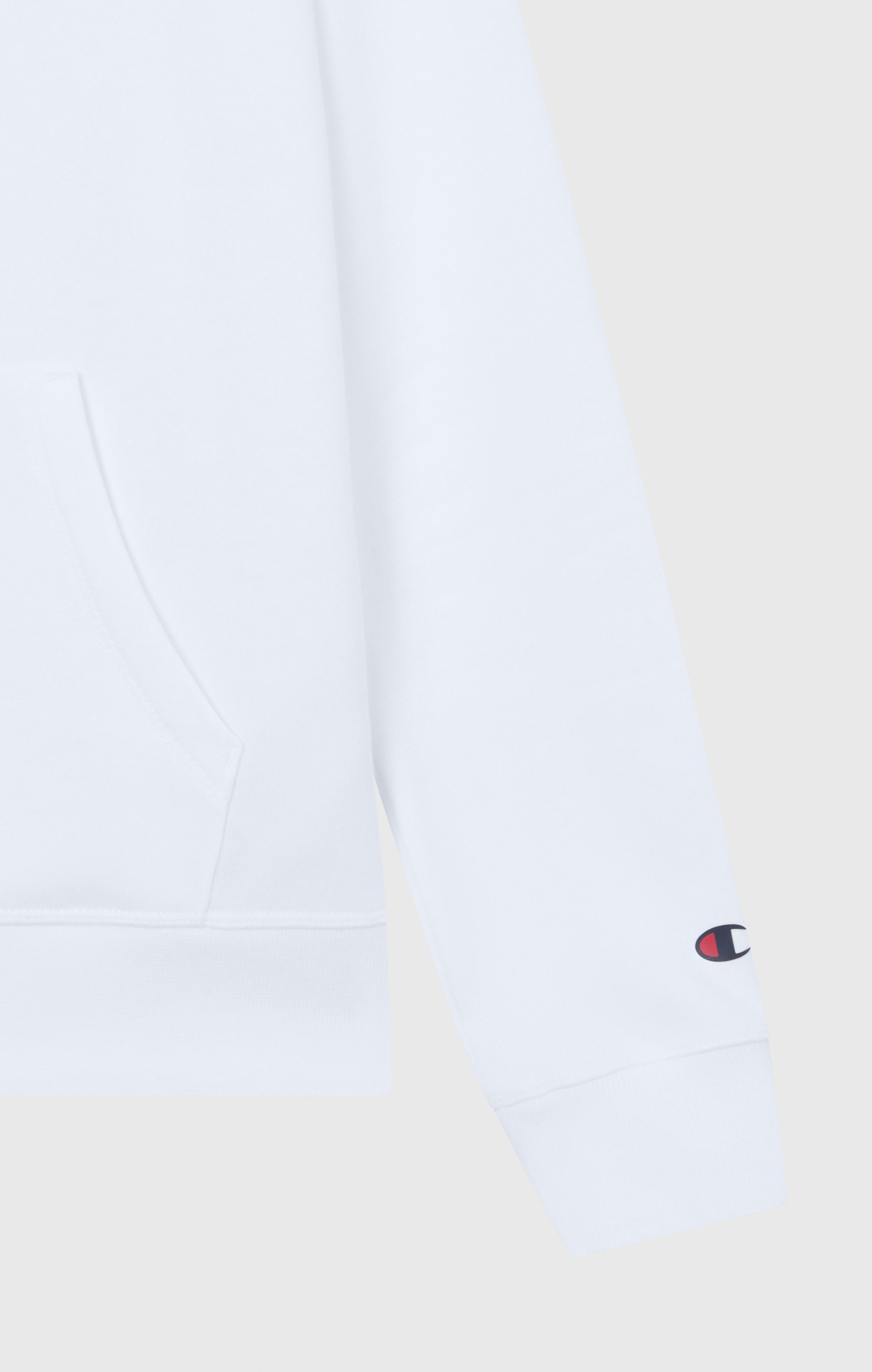 Champion Kapuzensweatshirt mit Rundhalsausschnitt, Langarm, aus Baumwolle und Polyester