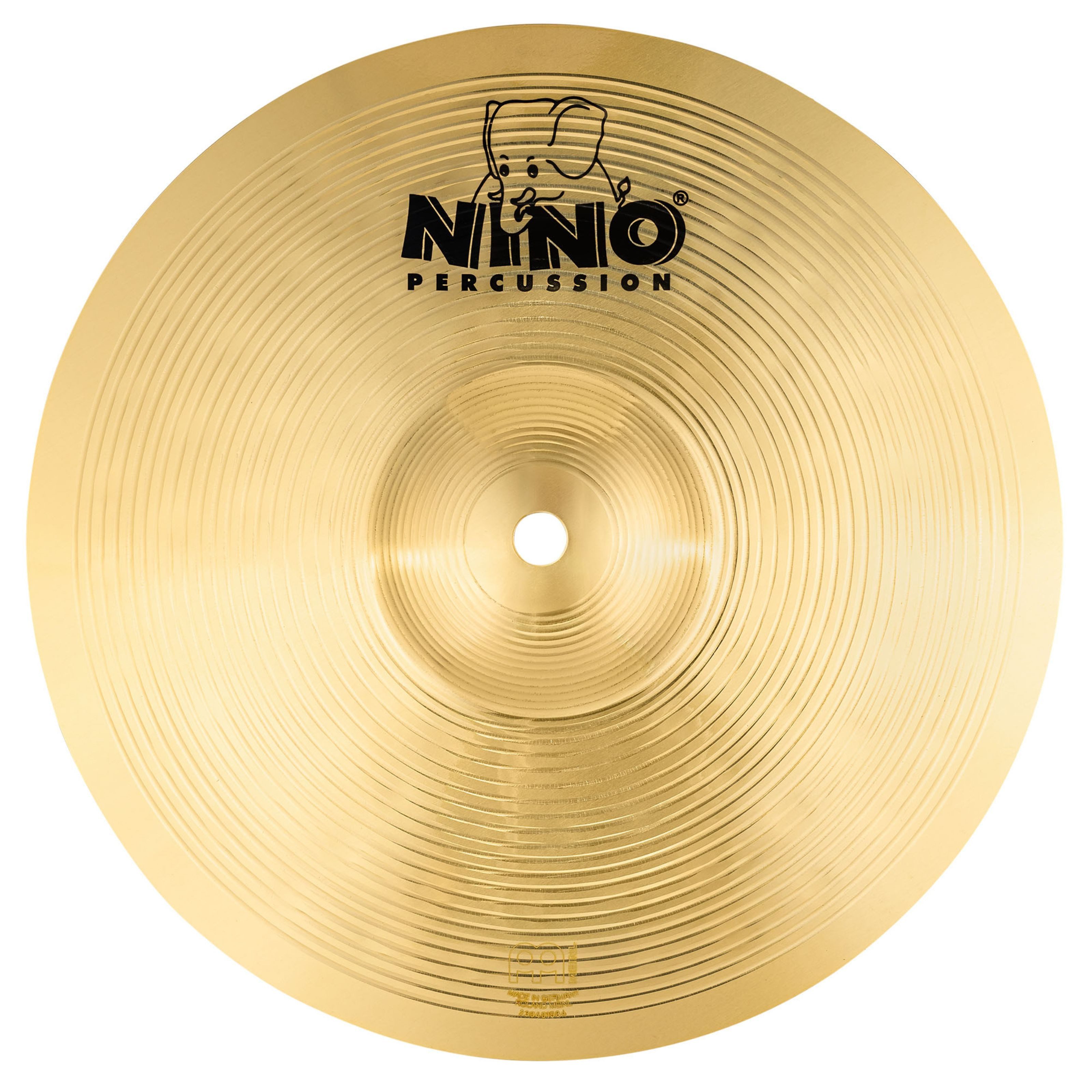 Meinl Percussion Becken, Percussion, Hand Becken, NINO-BR254 Brass Cymbal 10" - Hand Becken