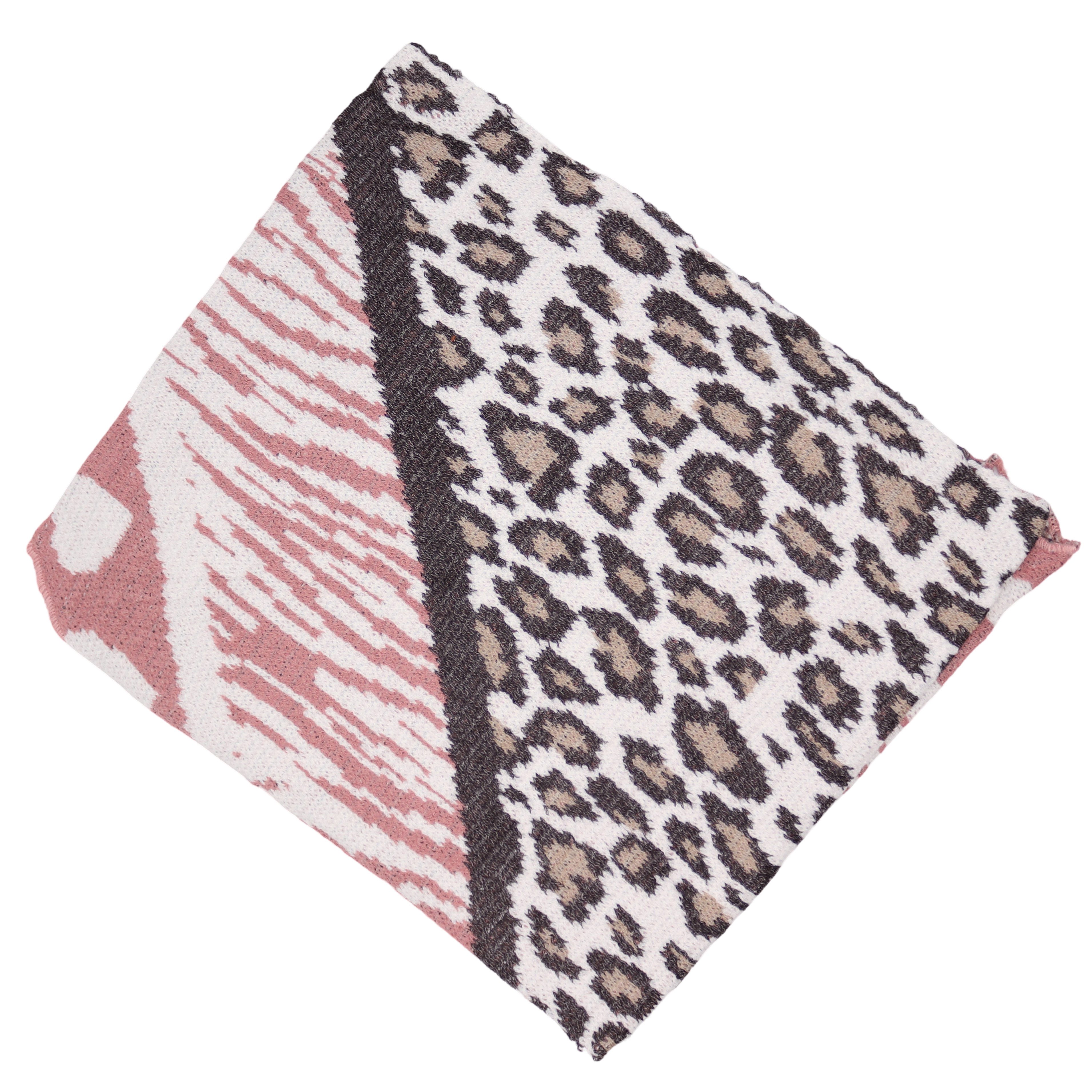 MIRROSI Dreieckstuch kuschliger und warmer Dreiecksschal ca.190x80 cm, Leo günstig online kaufen