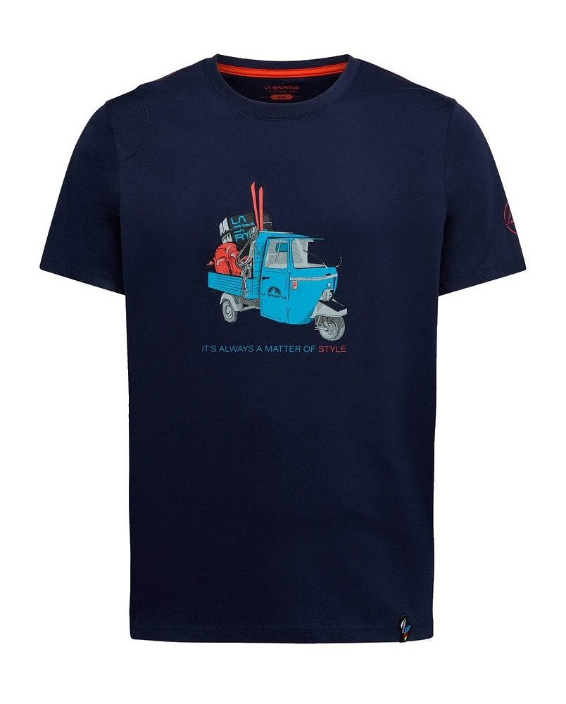 La Sportiva T-Shirt Wander-/Freizeit Ape (Baumwolle, leicht) deepblau Herren