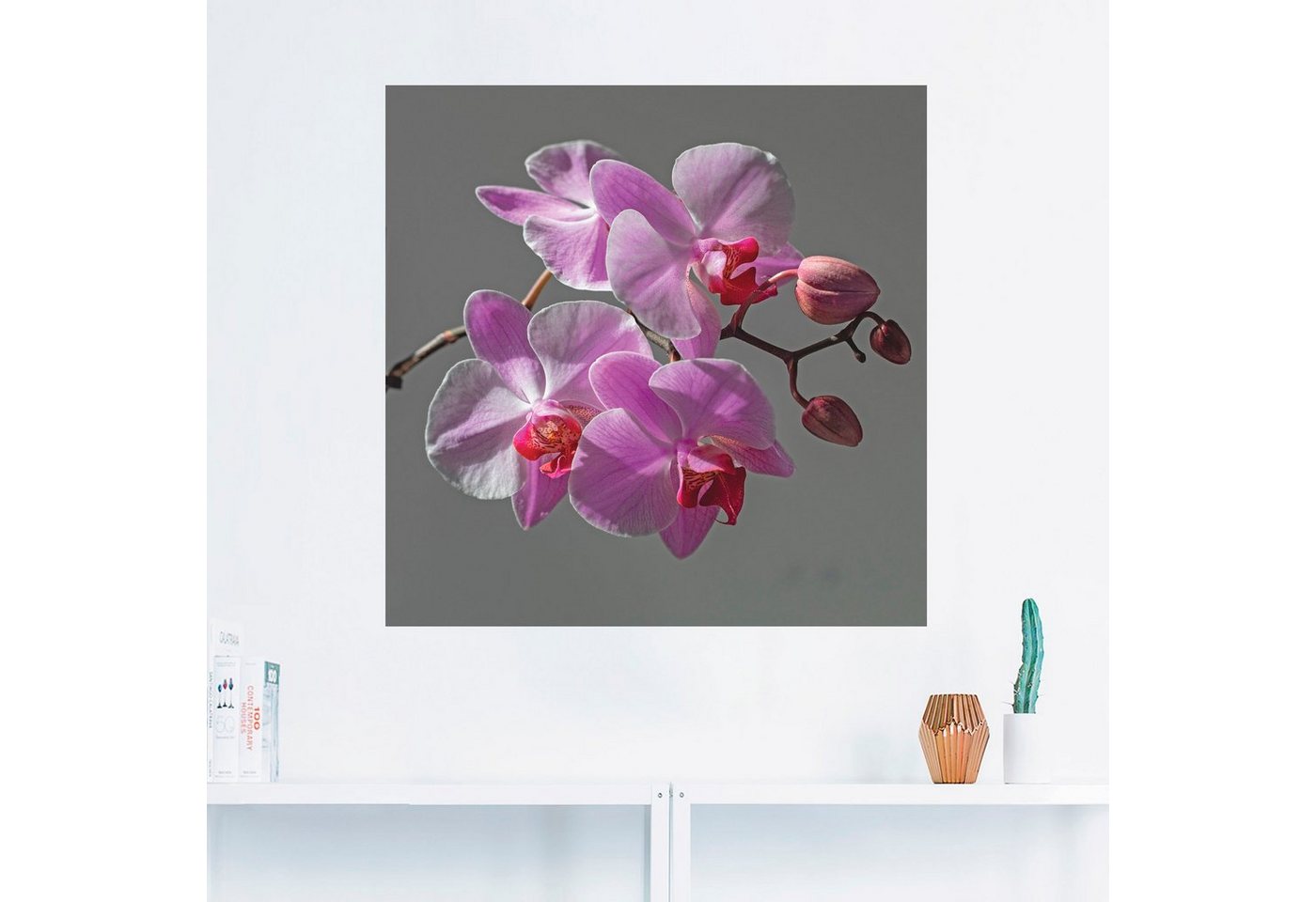 Artland Wandbild »Orchideentraum«, Blumen (1 Stück), in vielen Größen & Produktarten - Alubild / Outdoorbild für den Außenbereich, Leinwandbild, Poster, Wandaufkleber / Wandtattoo auch für Badezimmer geeignet-HomeTrends