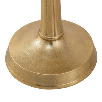 Casamia Beistelltisch Beistelltisch Metall rund ø 44x53 cm Dekotisch Adlon silber oder gold