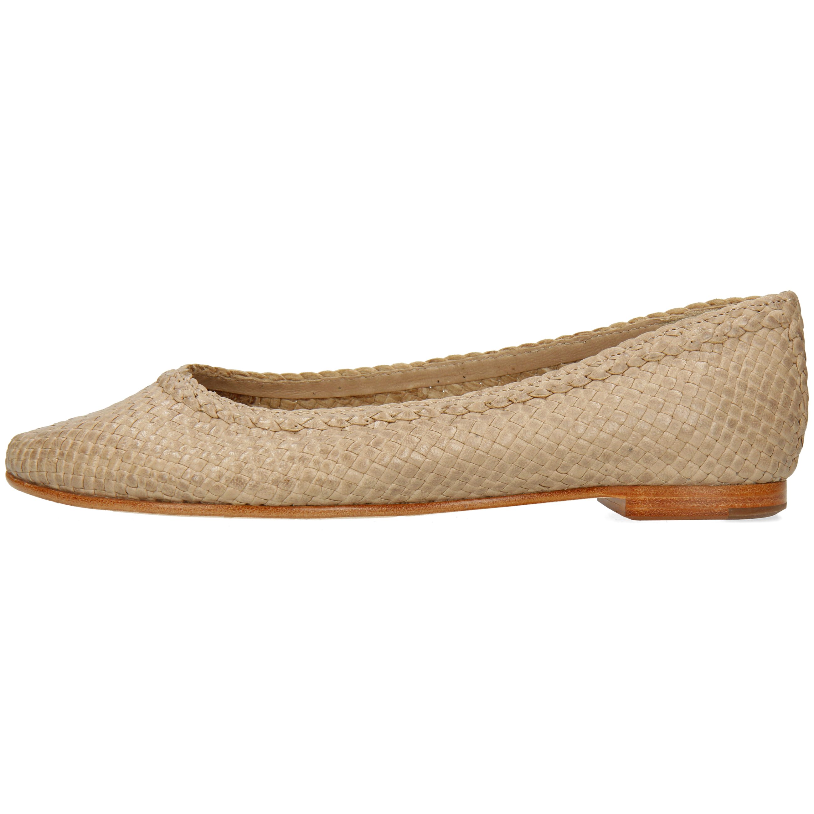 Brume & 5 Insole Ballerina Kate Hamilton Woven Beige Melvin